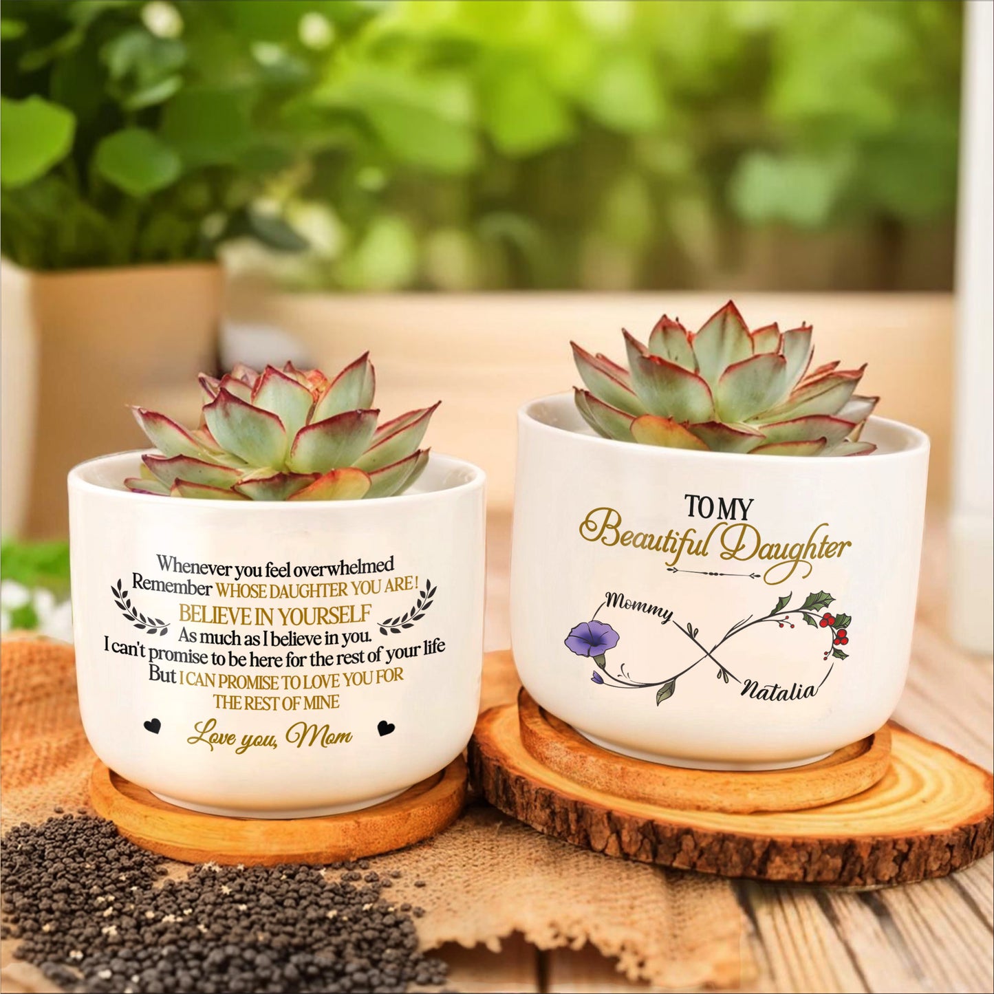 Whenever You Feel Overwhelmed Remember Whose Daughter You Are, Love Laurel and Flowers