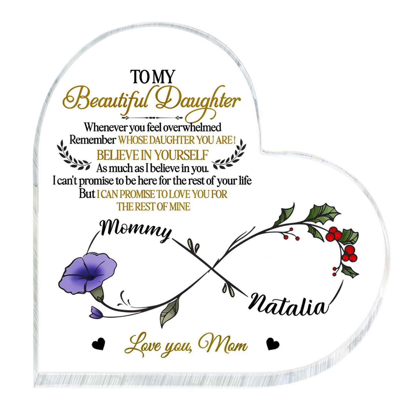 To My Beautiful Daughter, Remember Whose Daughter You Are, Flowers and Branches