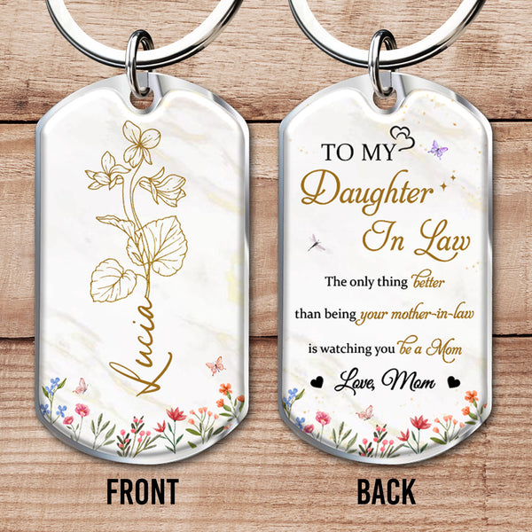 To My Daughter In Law, The Only Thing Better Than Being Your Mother-In-Law, Flowers And Butterflies