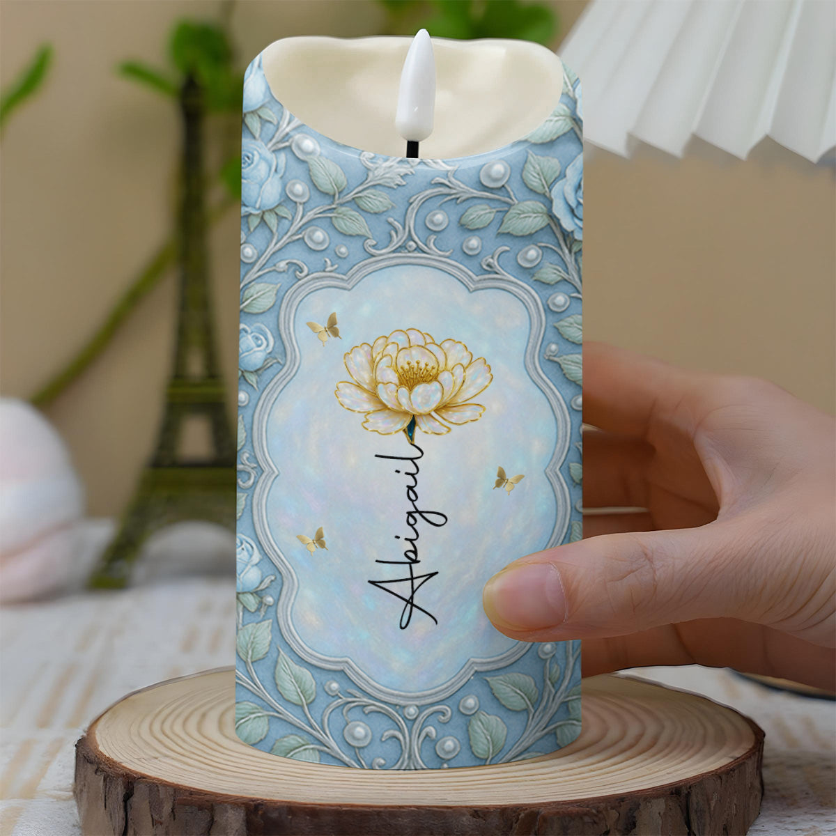 To My Beautiful Daughter, Flower And Butterflies Design