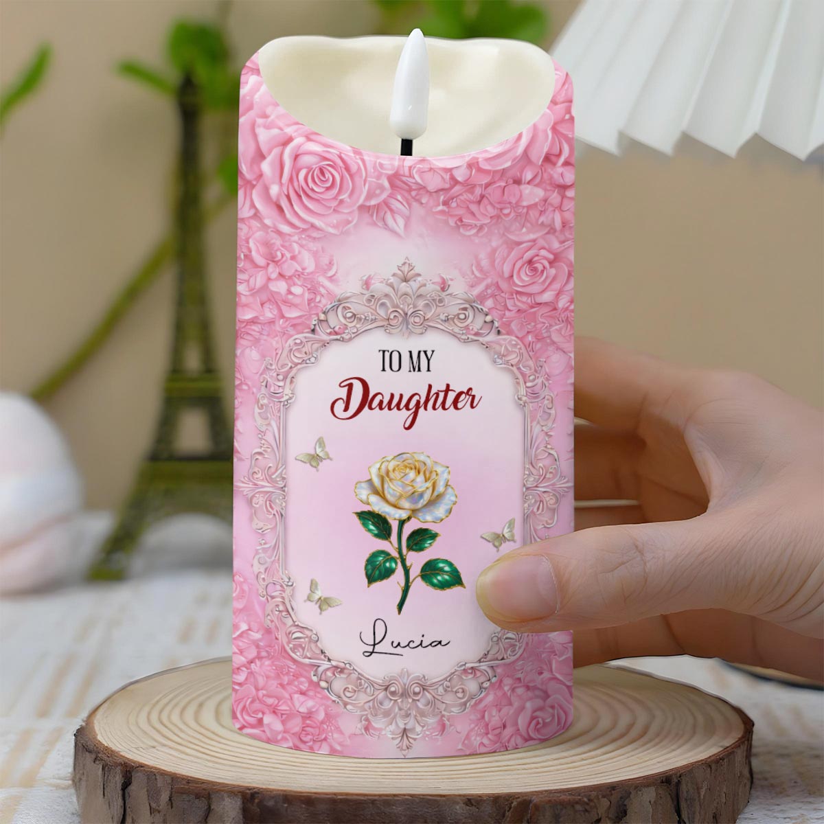 To My Daughter, Adventure on Your Journey, Rose Design