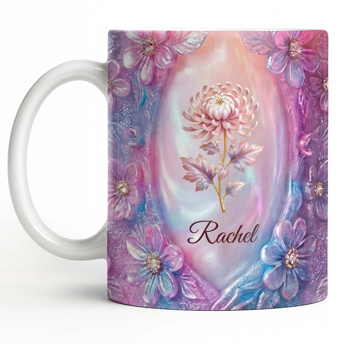 A Beautiful Bloom For A Soul With Chrysanthemum Floral Pattern