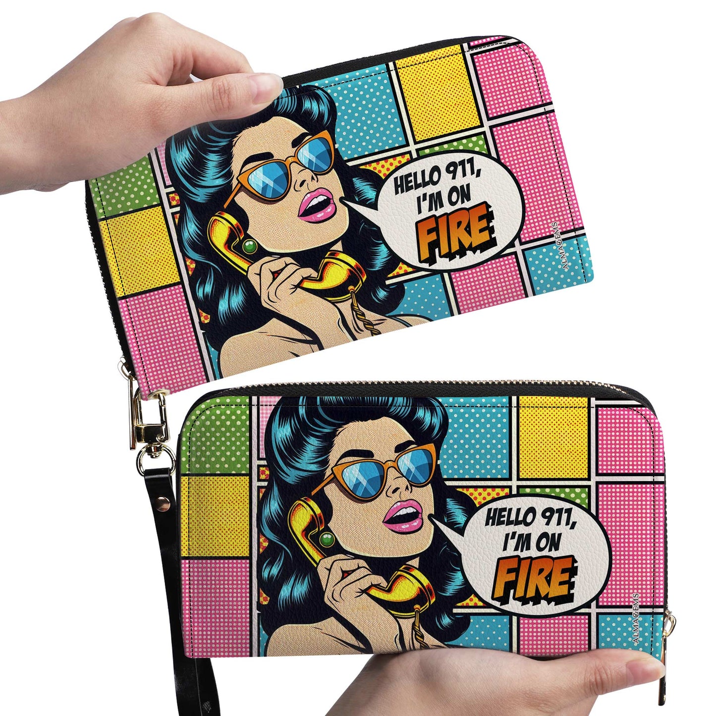 I'm On Fire - Leather Wallet - DB05WL
