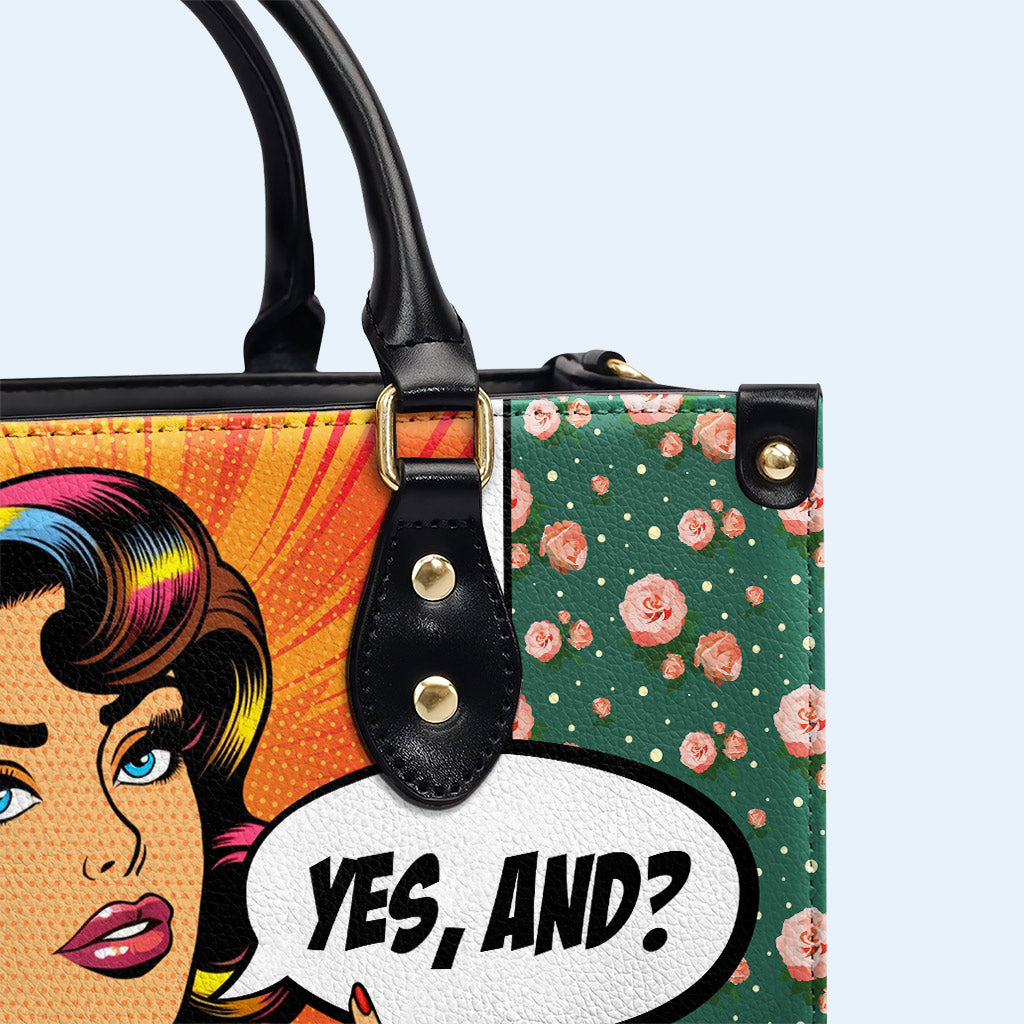 Yes And? - Bespoke Leather Handbag - DB06