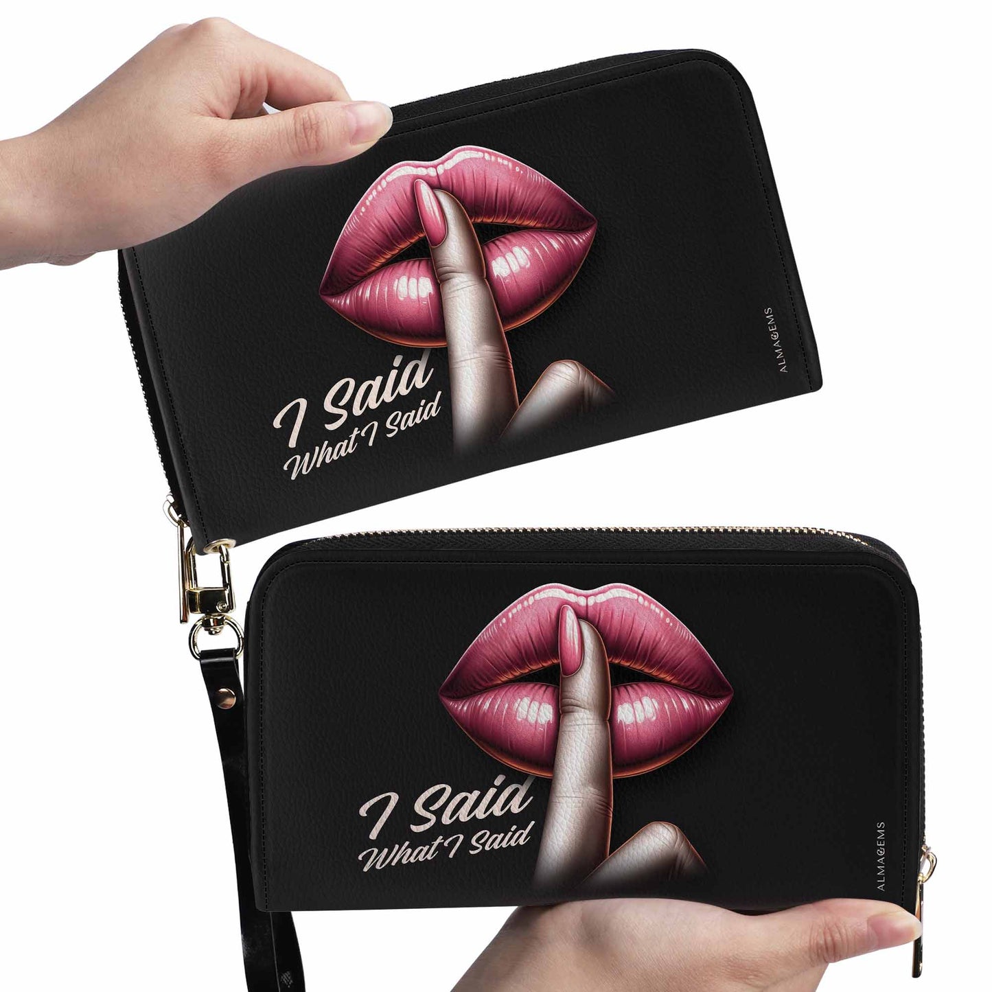 J'ai dit ce que j'ai dit - Portefeuille en cuir pour femme - DB15WL