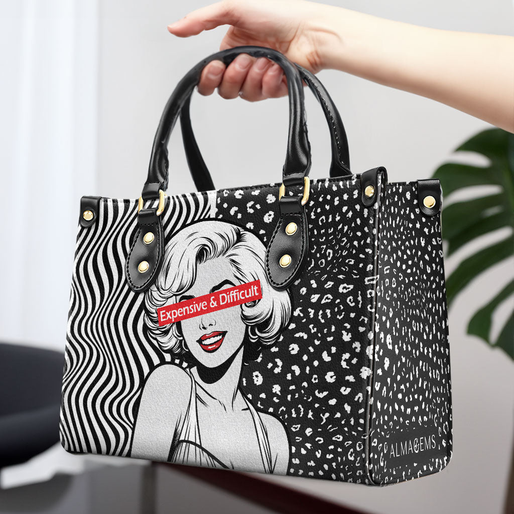 Cher et difficile – Sac à main en cuir personnalisé – DB19