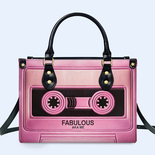 Fabulous AKA Me - Personalized Custom Leather Handbag - DB50