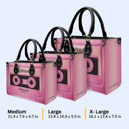 Fabulous AKA Me - Bespoke Leather Handbag - DB50