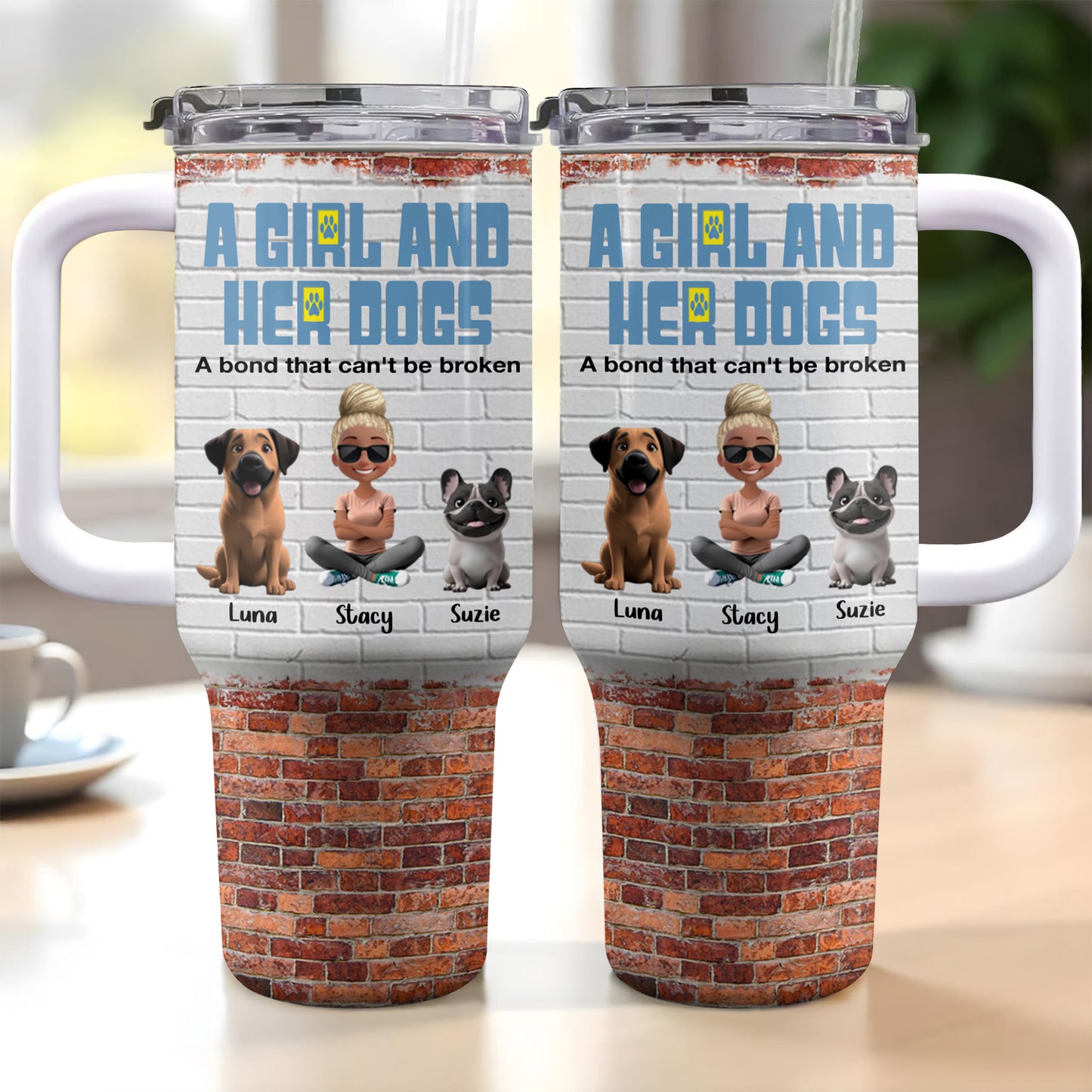 A Girl And Her Dogs, A Bond That Can't Be Broken, Girl and Dogs