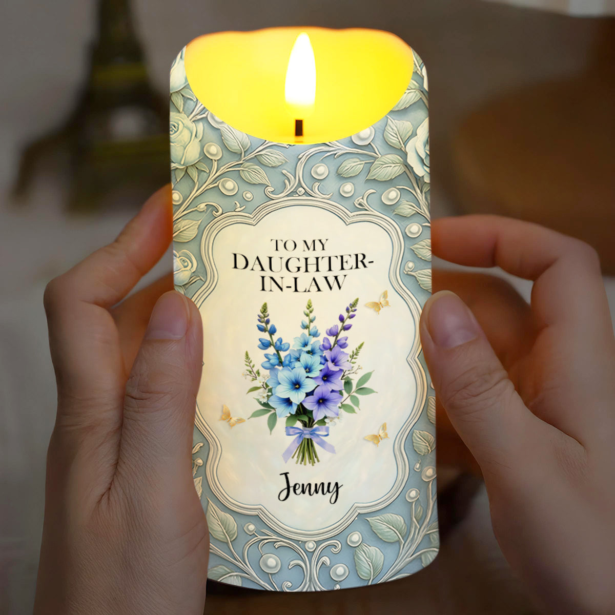 To My Daughter-In-Law, Gift Of Life, Flowers And Butterflies