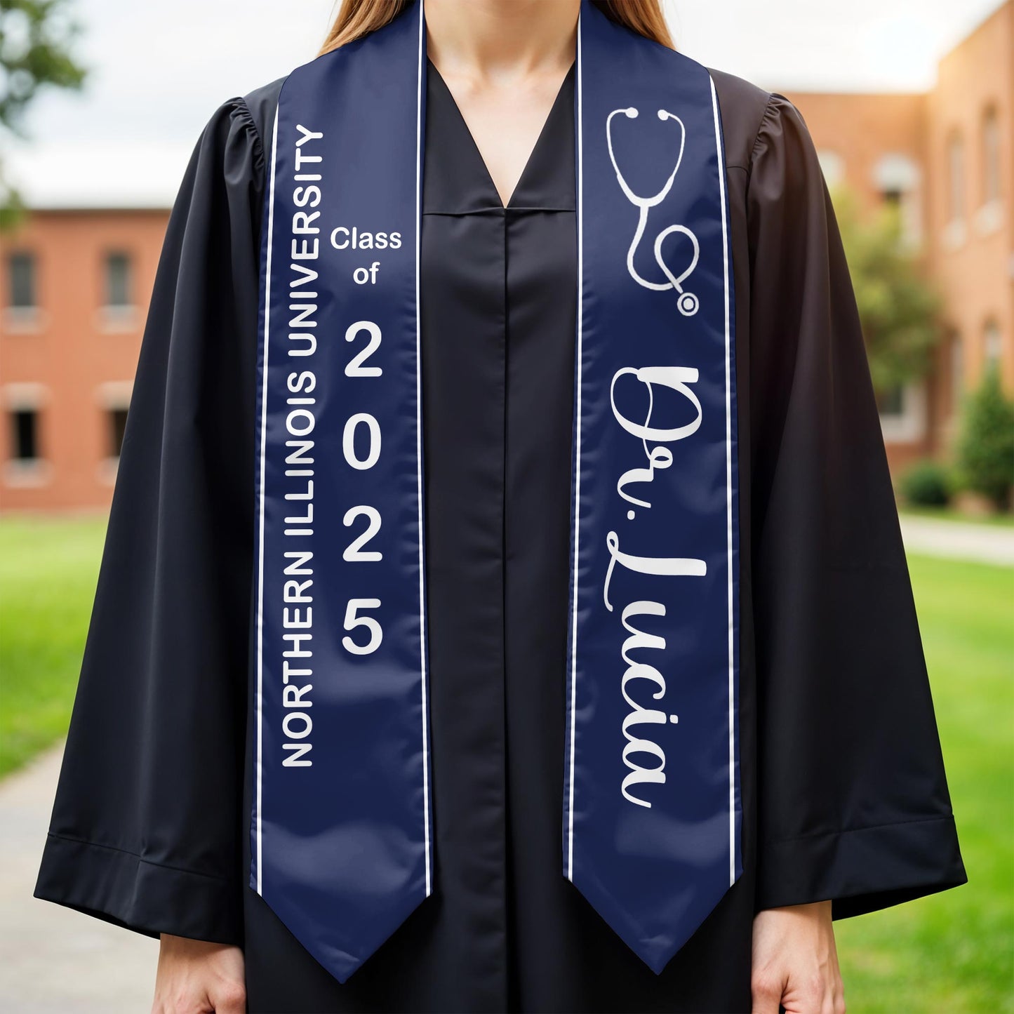 Celebrate Your Achievements, Graduation Cap and Stethoscope