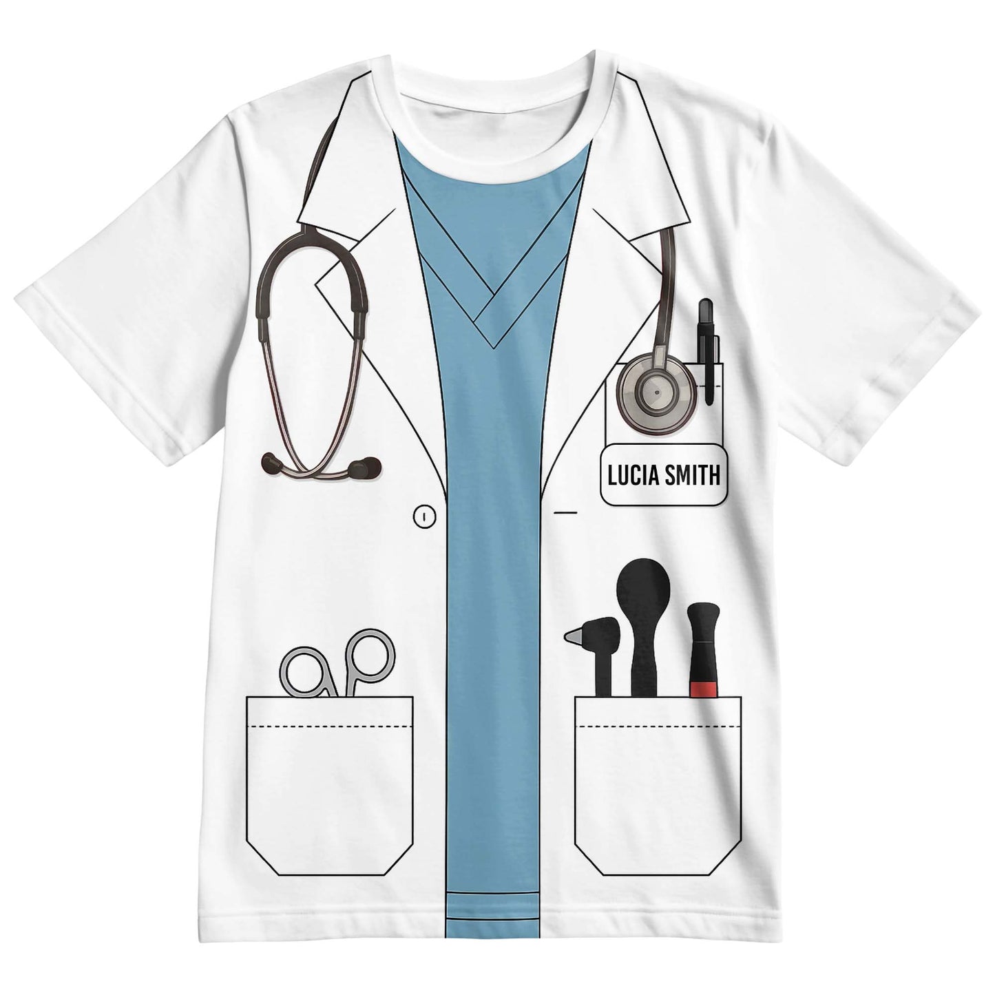 Customizable Medical Professional Themed Graphic T-Shirt