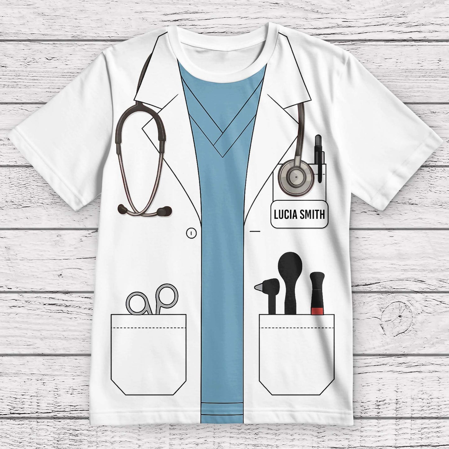 Customizable Medical Professional Themed Graphic T-Shirt