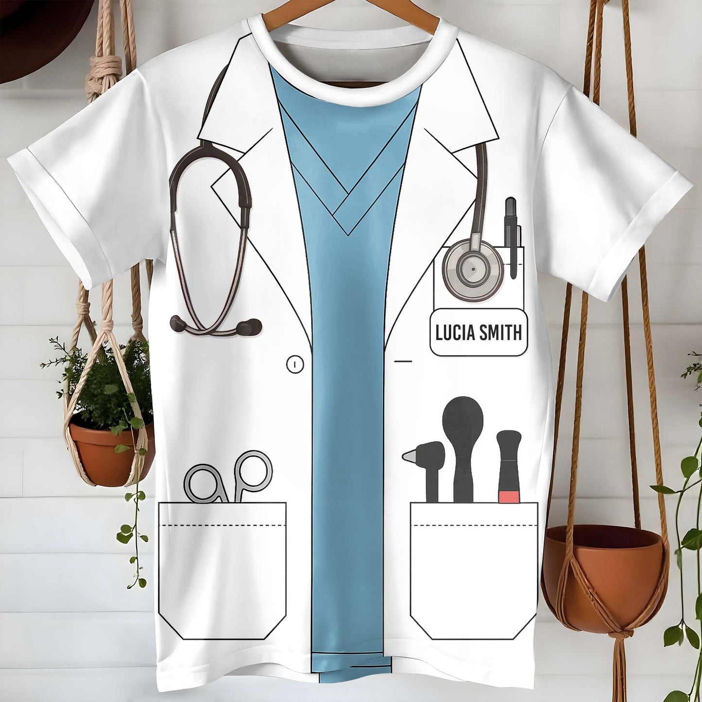 Customizable Medical Professional Themed Graphic T-Shirt