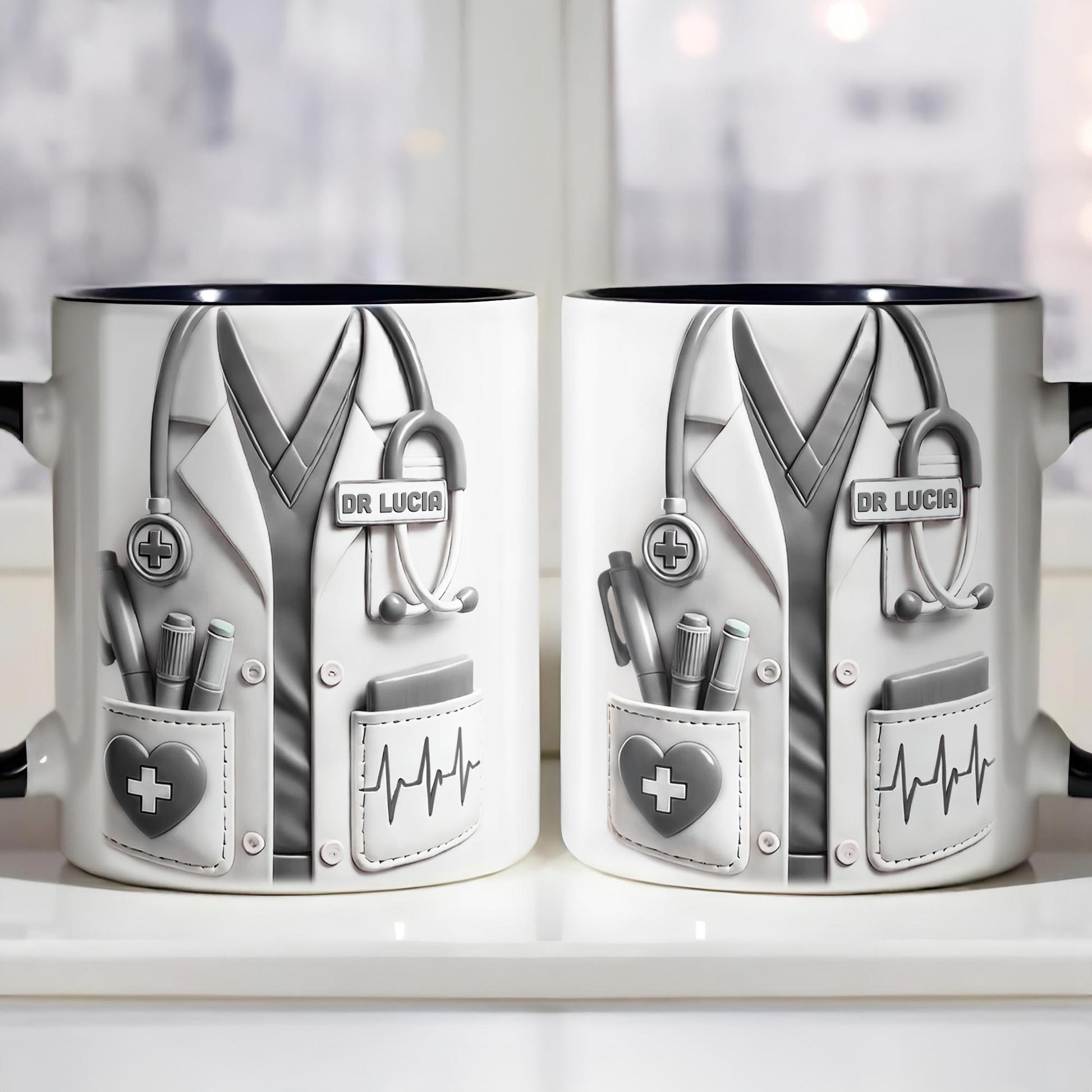 Celebrate The Dedication And Care Of Medical Professionals, Stethoscope, Medical Lab Coat