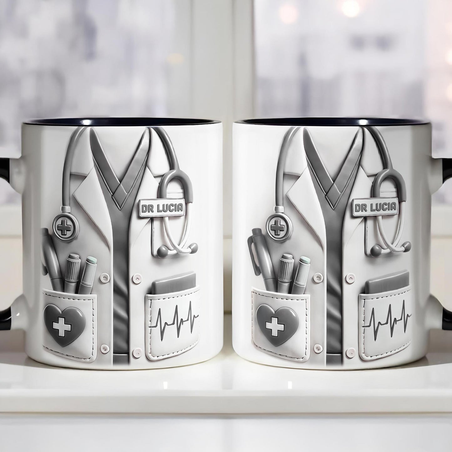 Celebrate The Dedication And Care Of Medical Professionals, Stethoscope, Medical Lab Coat