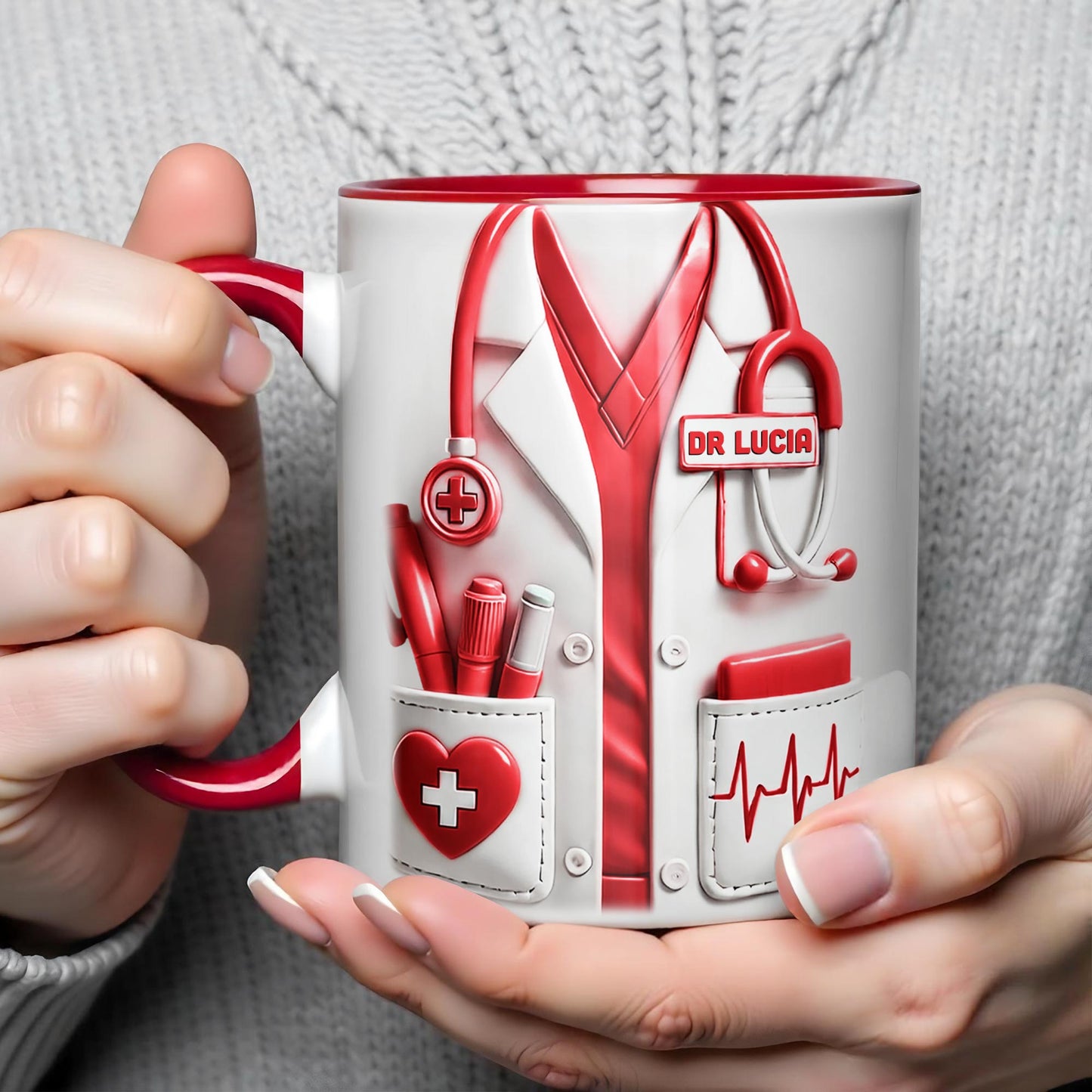 Celebrate The Dedication And Care Of Medical Professionals, Stethoscope, Medical Lab Coat