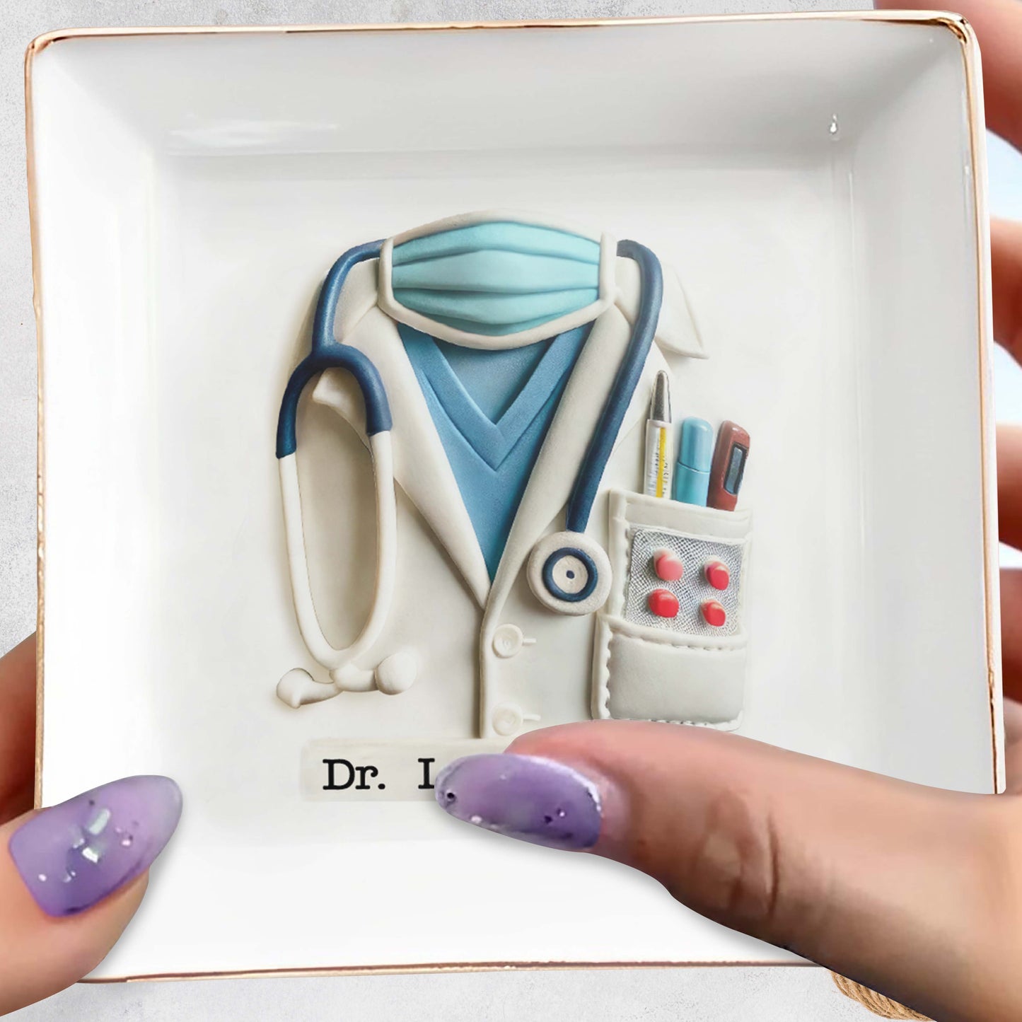 Perfect Gift For Healthcare Professionals, Stethoscope and Medical Coat