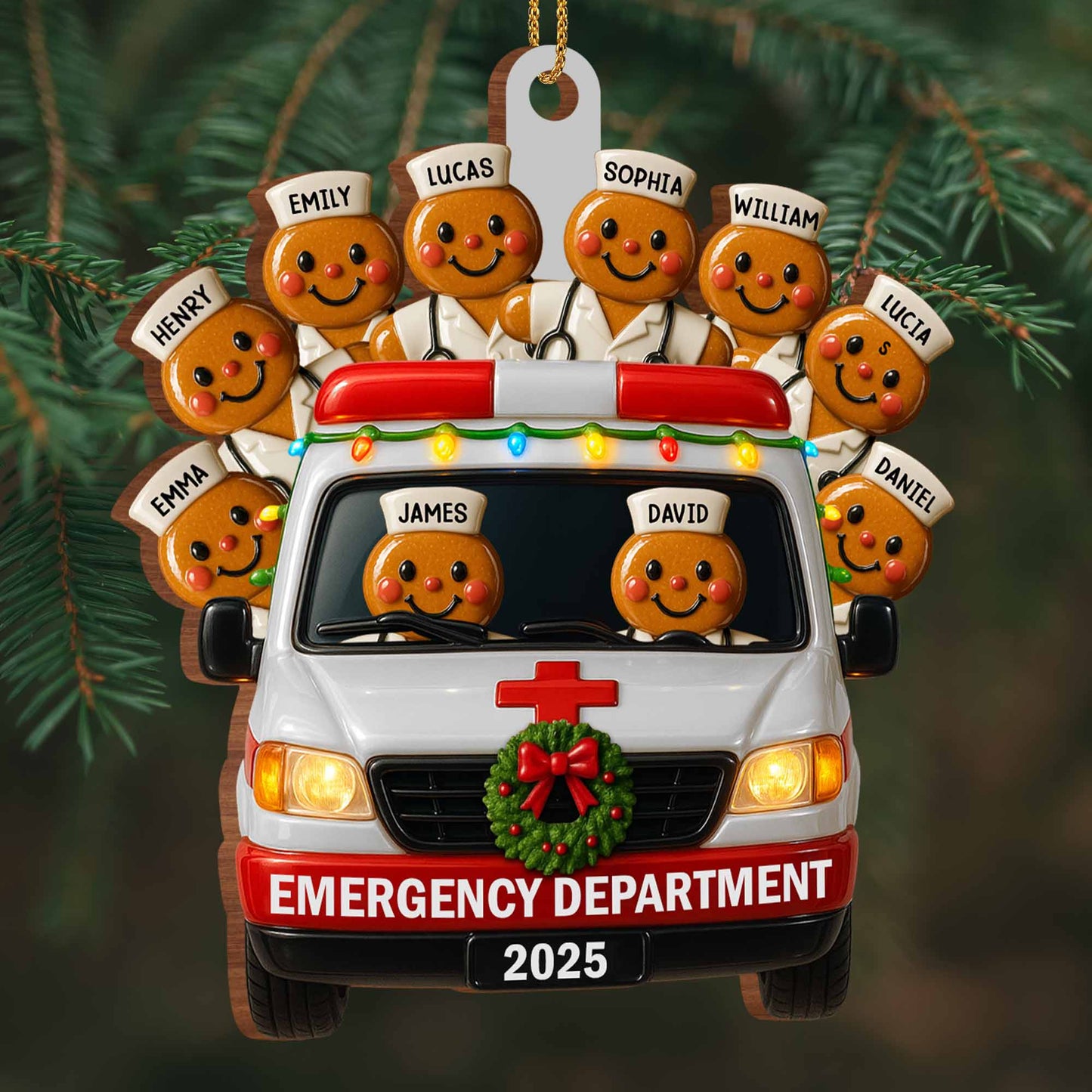 Celebrate Your Emergency Department Team Holiday Ambulance