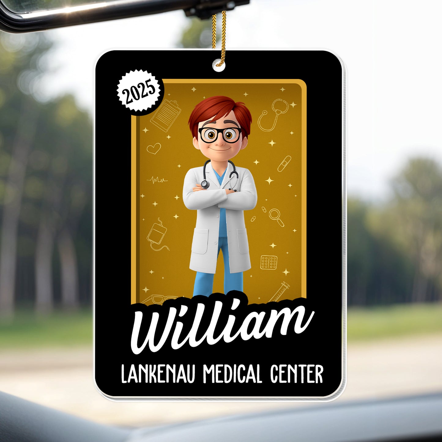Celebrate Your Achievements, Custom Medical Professional Ornament