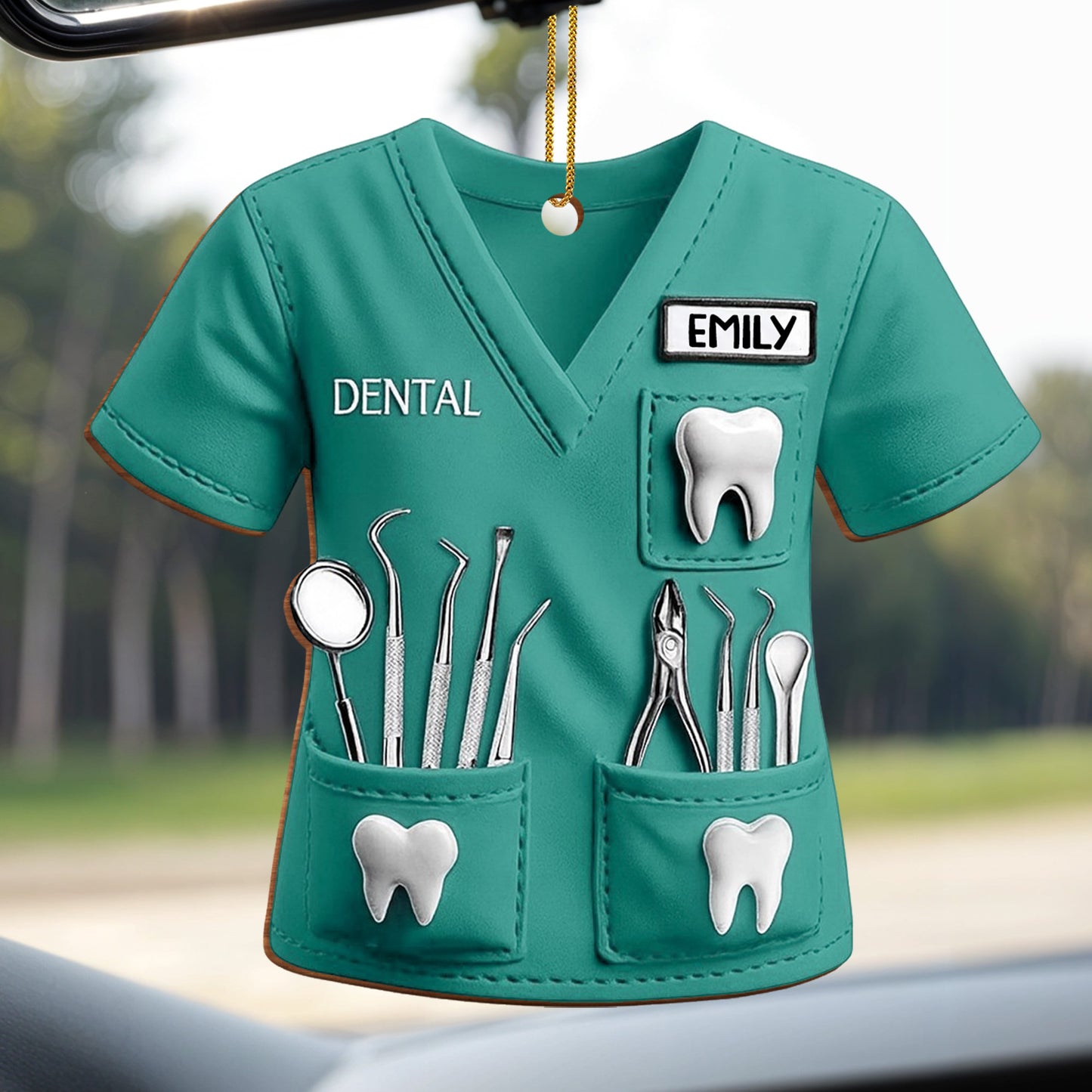 Customize With A Name And Dentistry Tools
