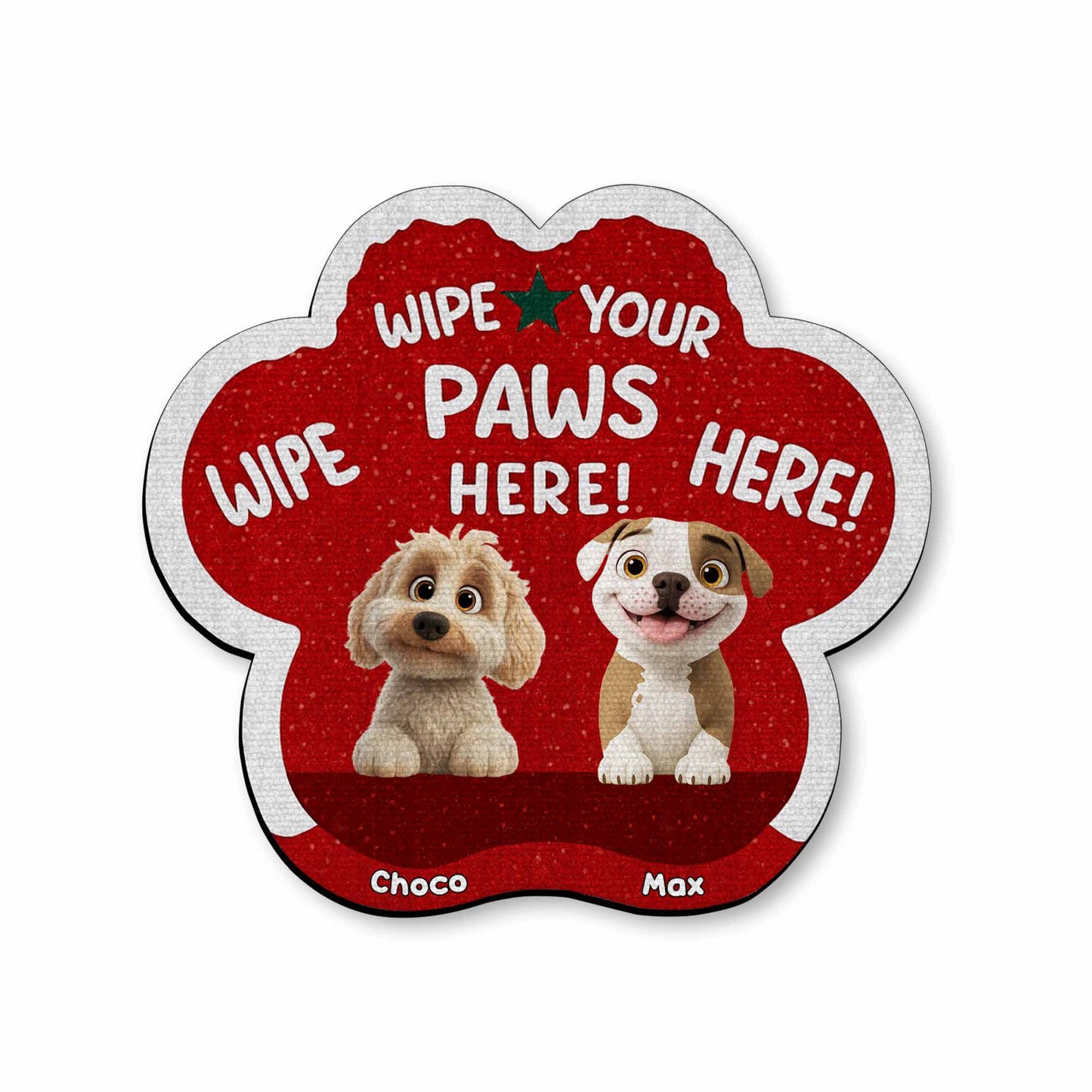 Wipe Your Paws Here With Cute Dogs