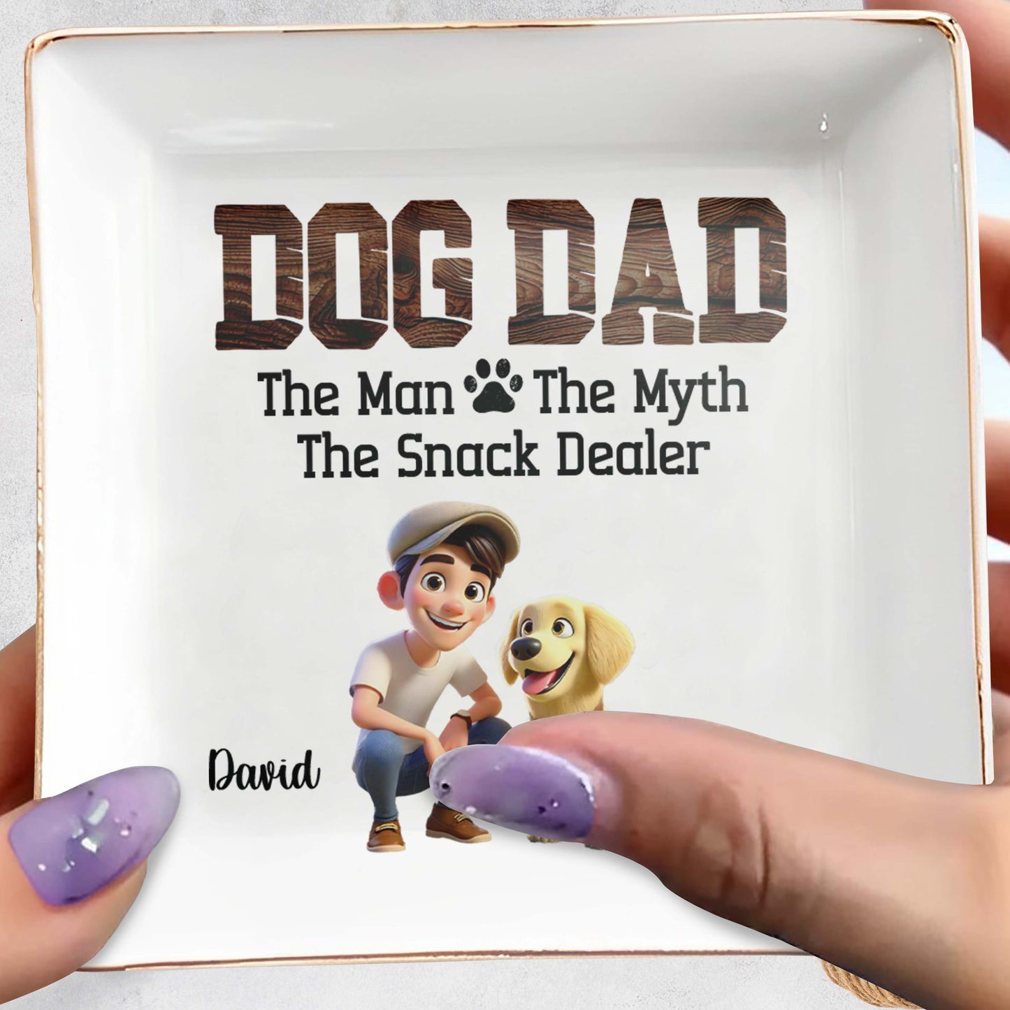 Dog Dad The Man The Myth The Snack Dealer