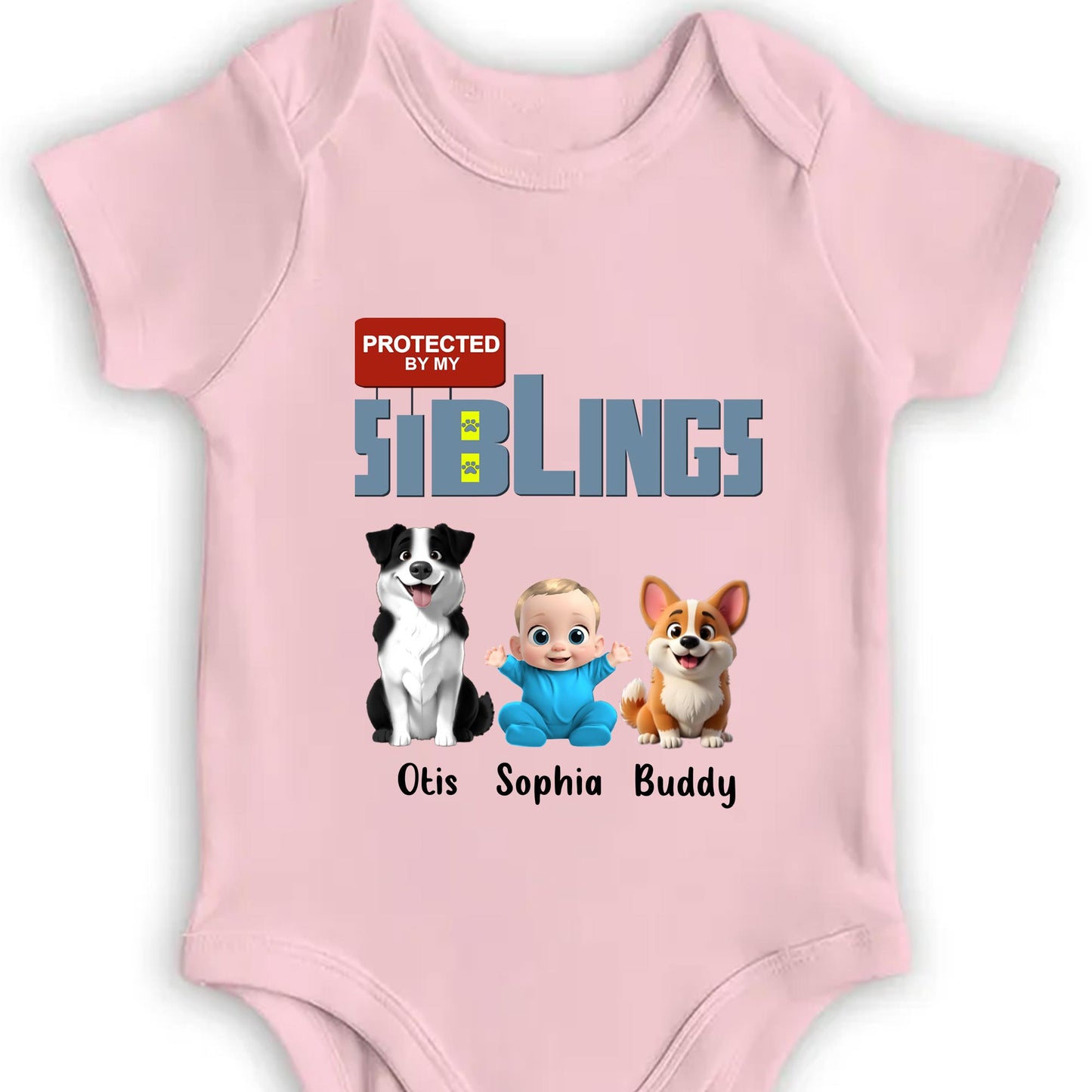 Protected By My Siblings, Baby and Dogs