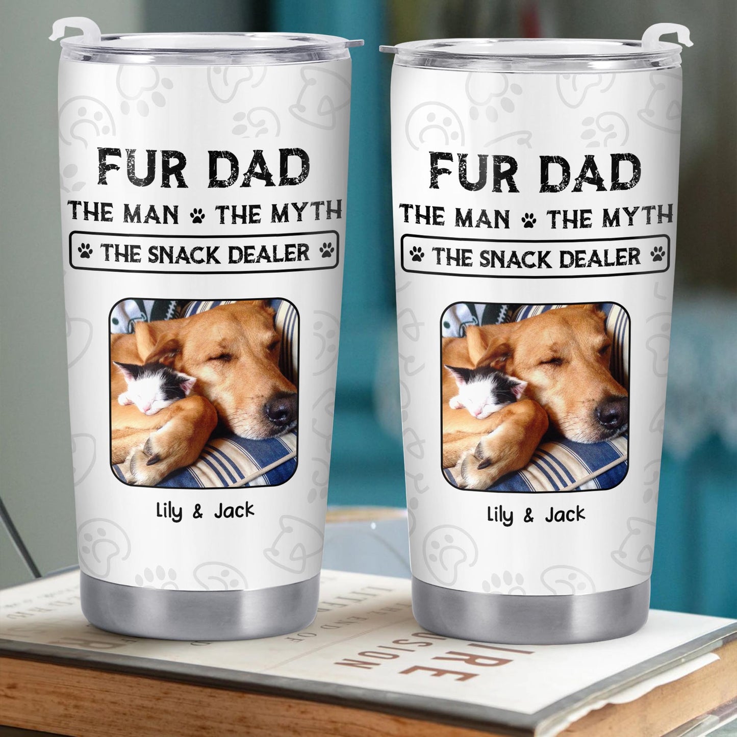 Fur Dad The Man The Myth The Snack Dealer Paw Prints Pet Photos