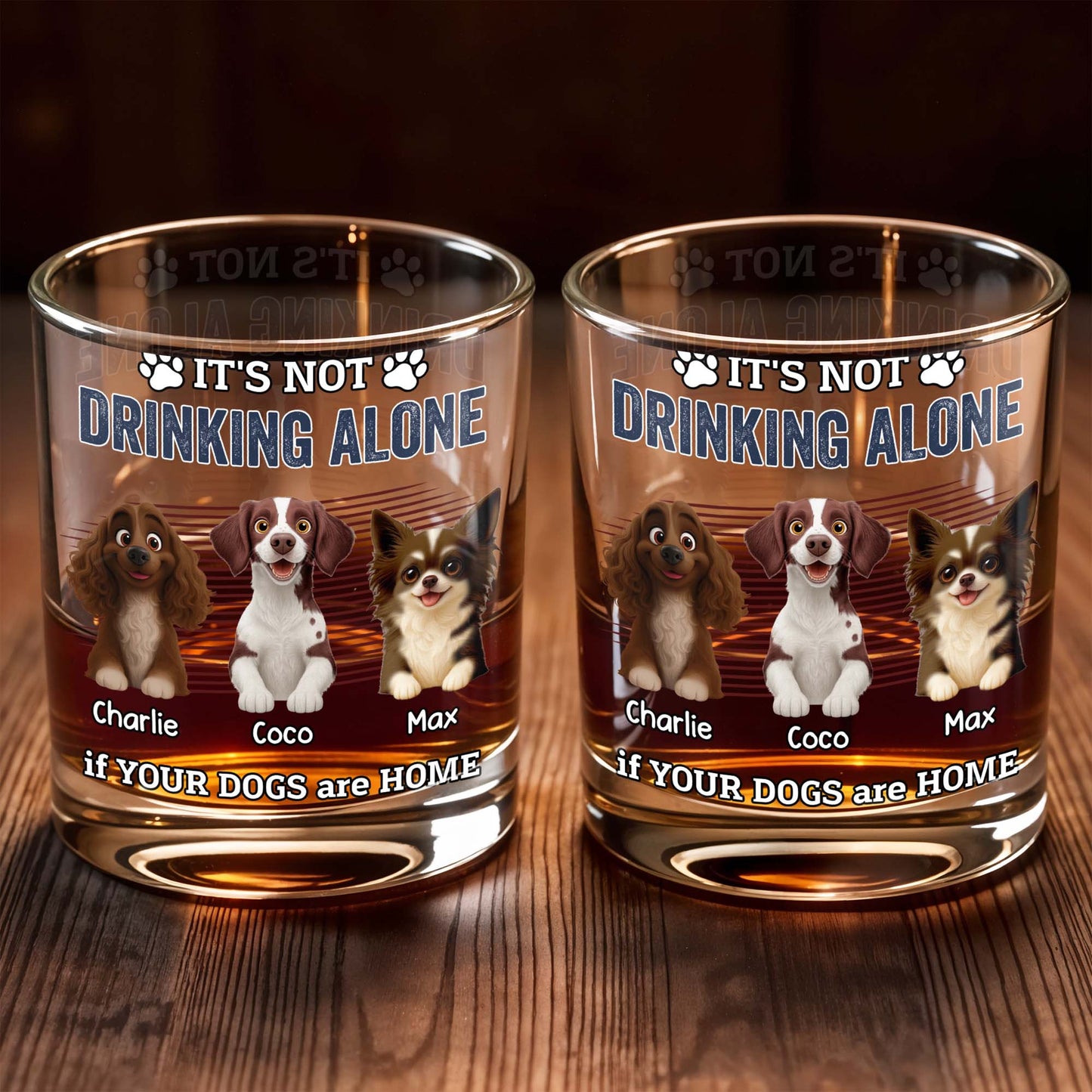 It's Not Drinking Alone If Your Dogs Are Home