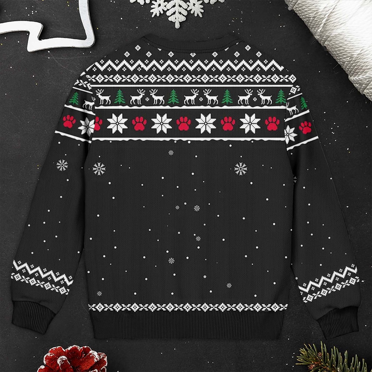 Merry Woofmas Christmas Hat and Snow