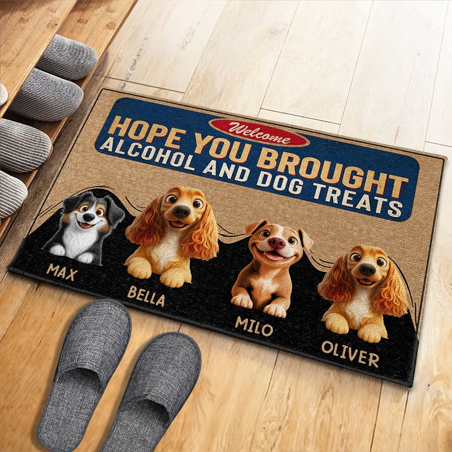 Hope You Brought Alcohol And Dog Treats