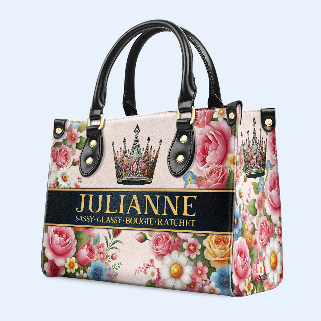 Sassy Classy Bougie Ratchet Elegant Floral Crown Design