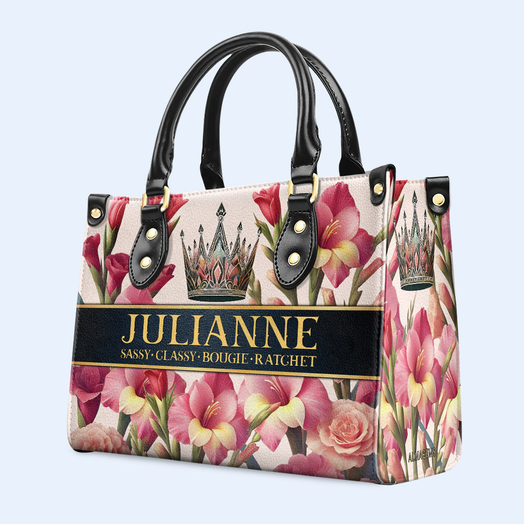 Sassy Classy Bougie Ratchet Surrounded By Flowers