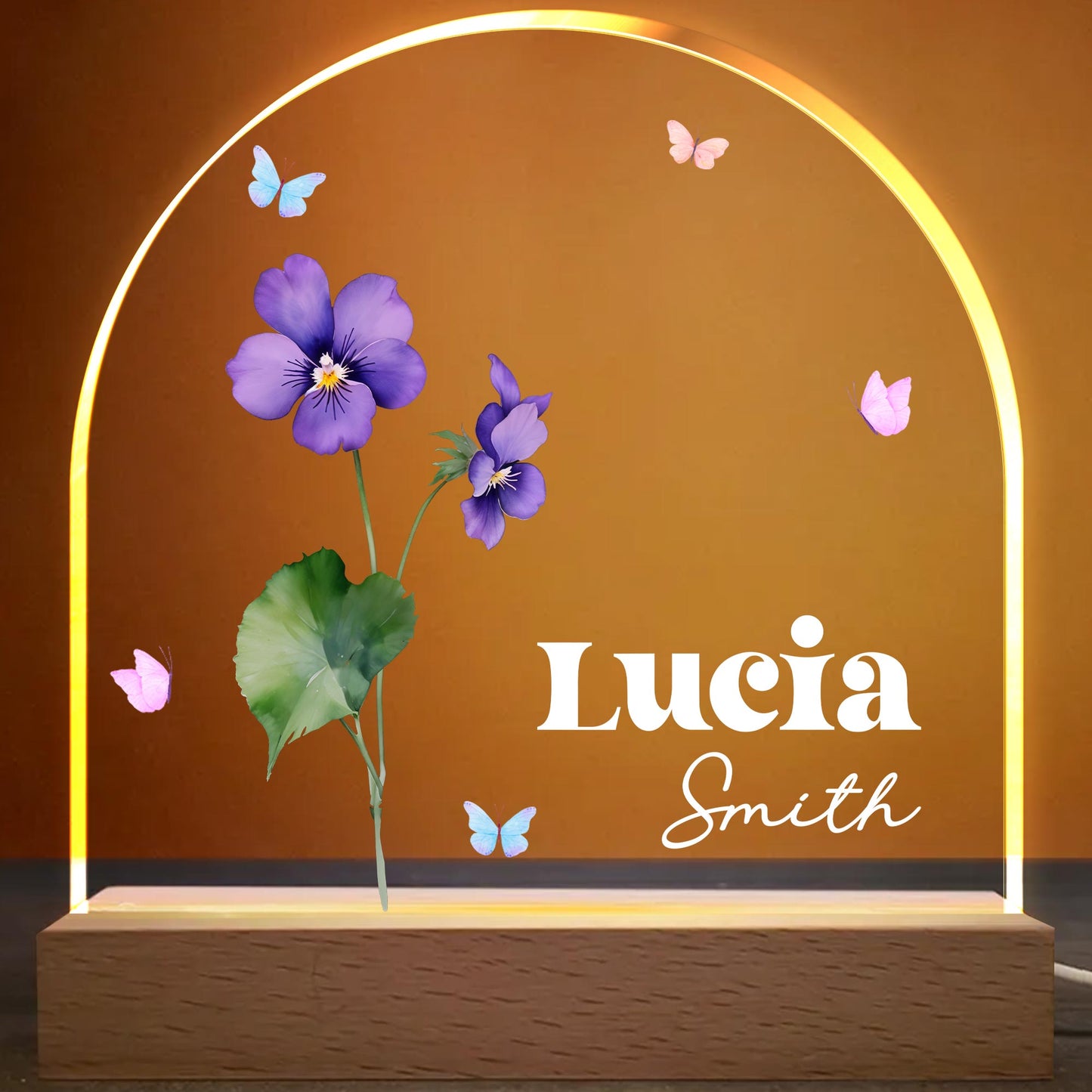 Create A Unique Atmosphere With Vivid Violet Flowers and Fluttering Butterflies