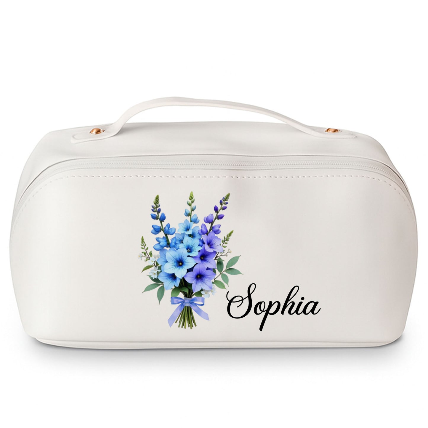 Customize This Floral Beauty With Your Preferred Name And Flowers