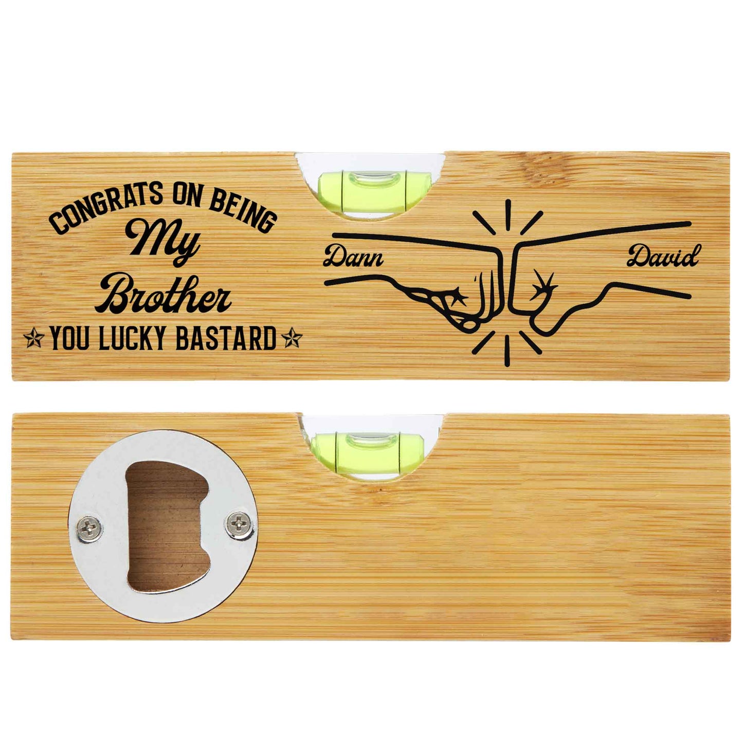 Congrats On Being My Brother Handshake Design