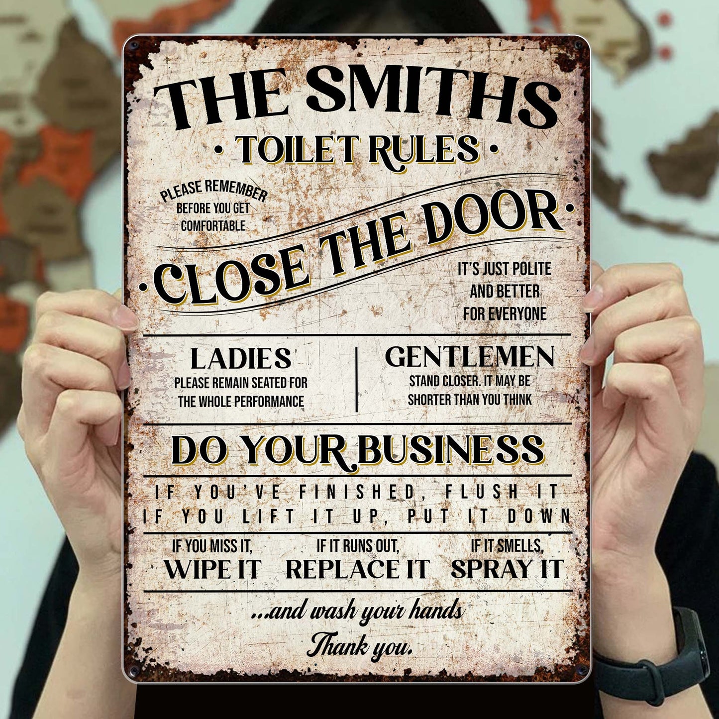 Please Remember Close The Door And Do Your Business