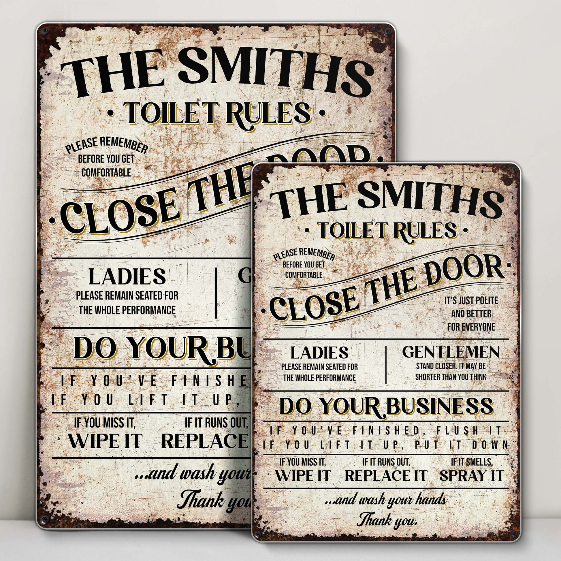 Please Remember Close The Door And Do Your Business