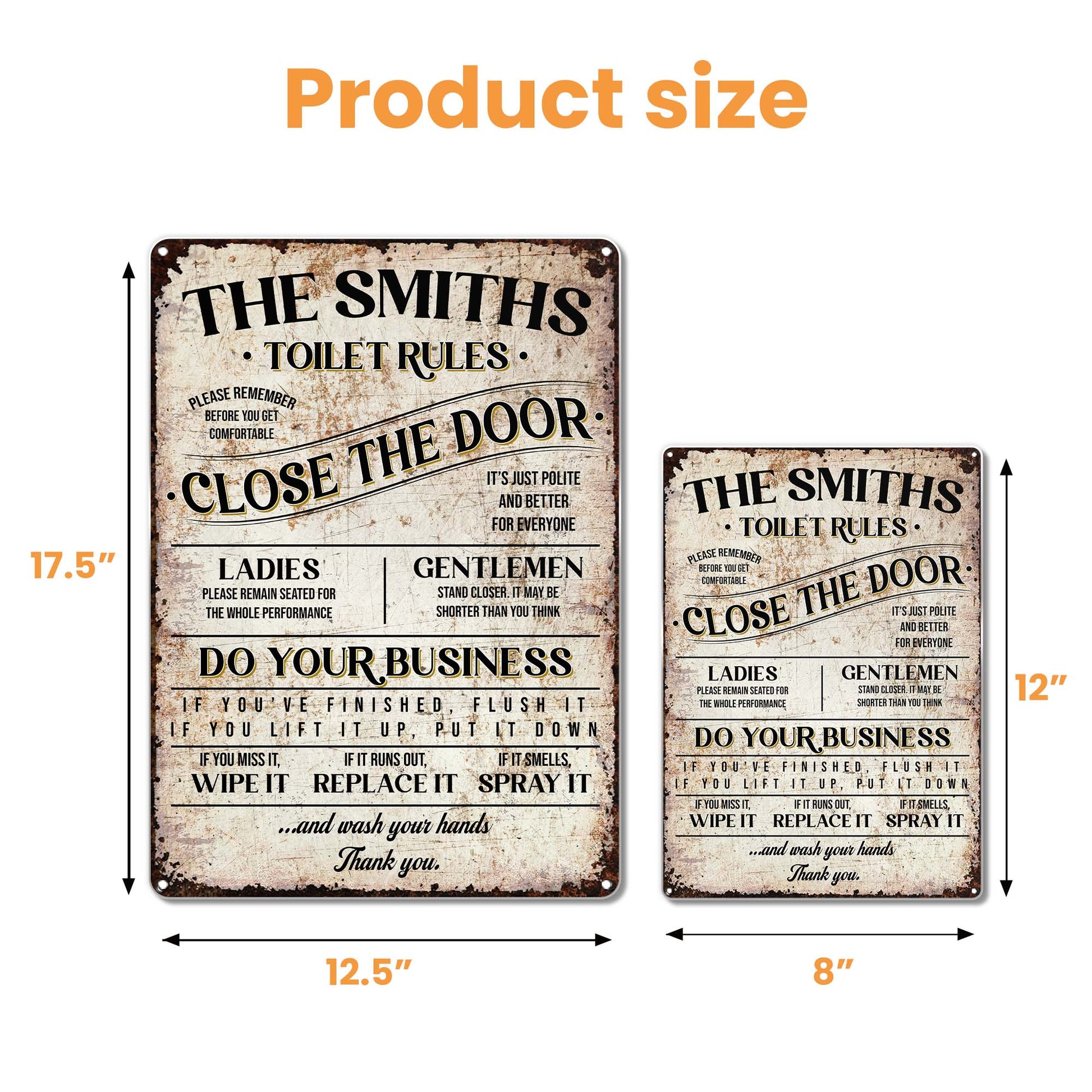 Please Remember Close The Door And Do Your Business