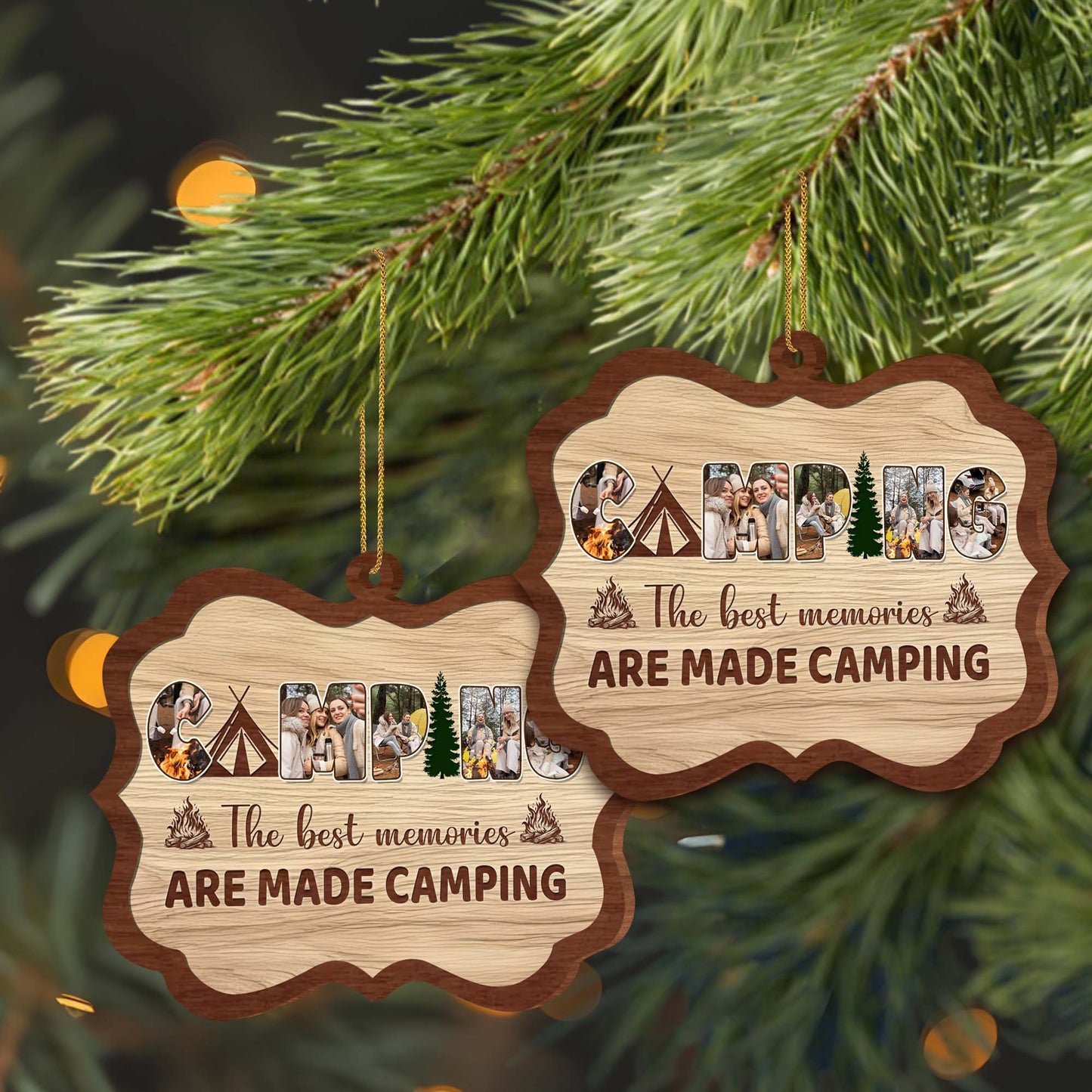 The Best Memories Are Made Camping Ornaments