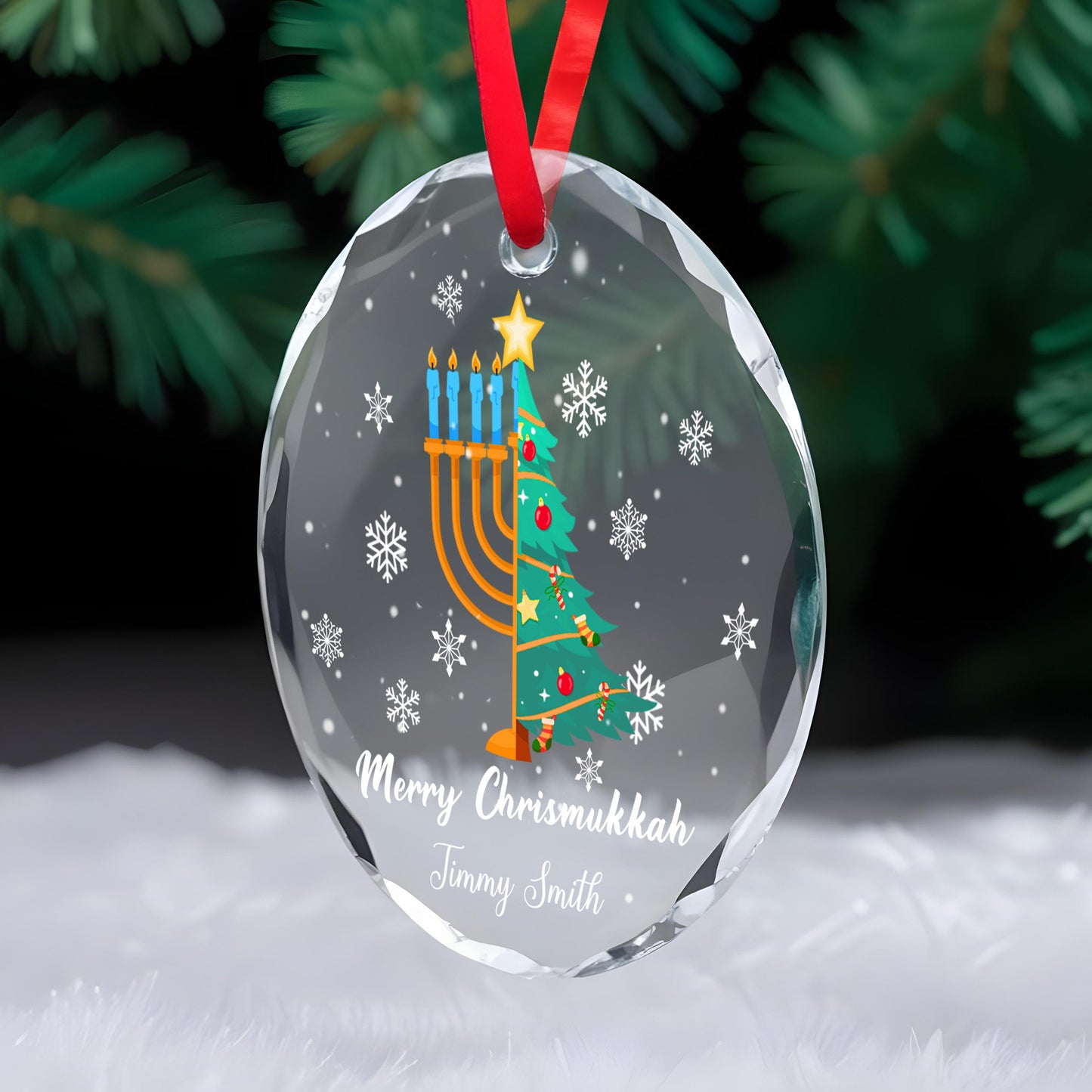 Merry Chrismukkah Blending Traditions With Menorah And Christmas Tree