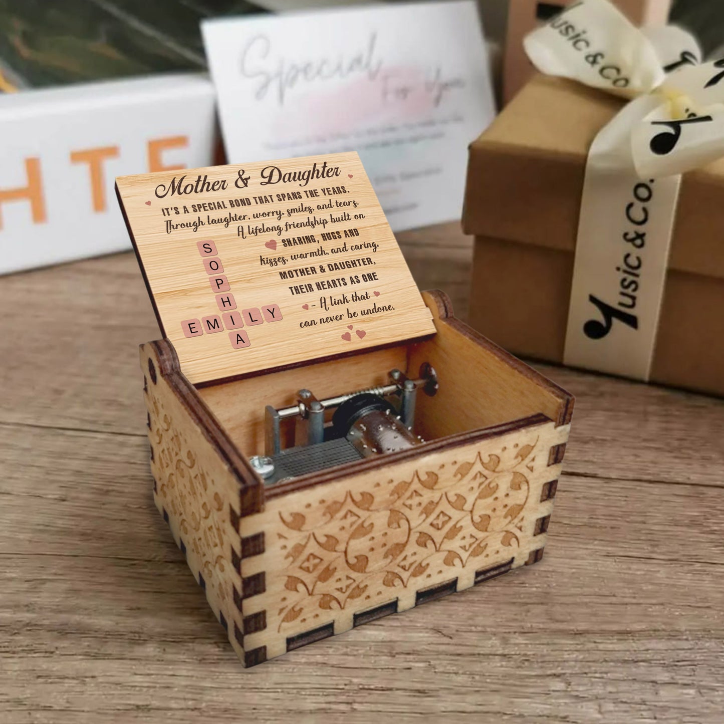 Mother And Daughter Special Bond Lifelong Friendship Music Box