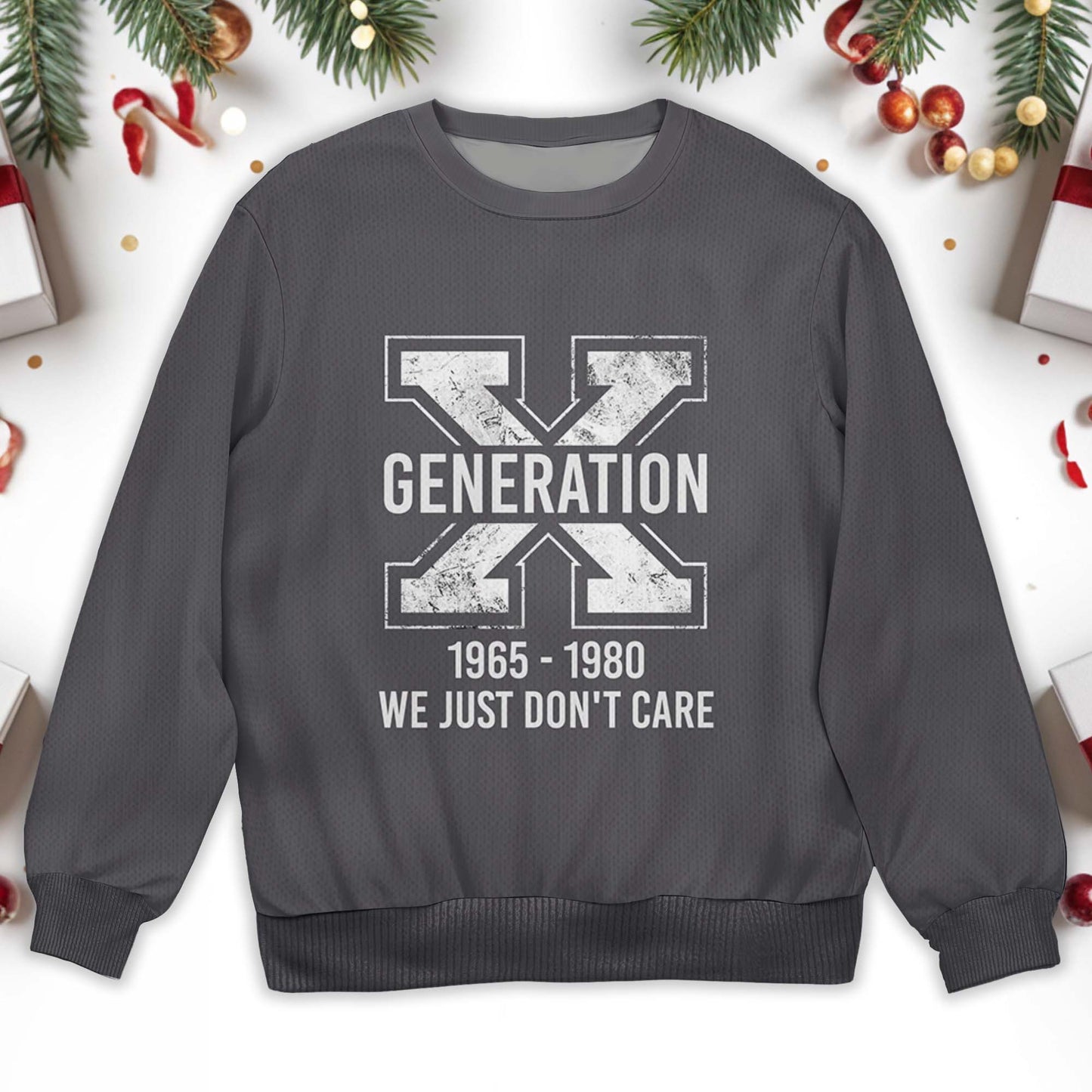 Generation X We Just Don't Care Unisex Jumper