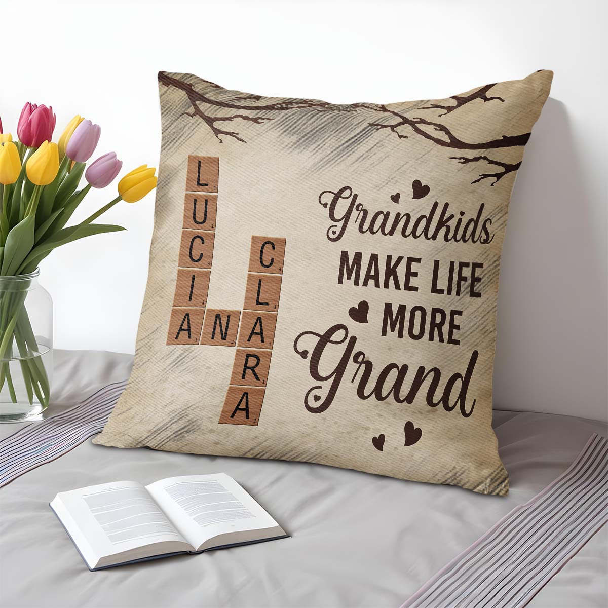 Grandkids Make Life More Grand Pillow