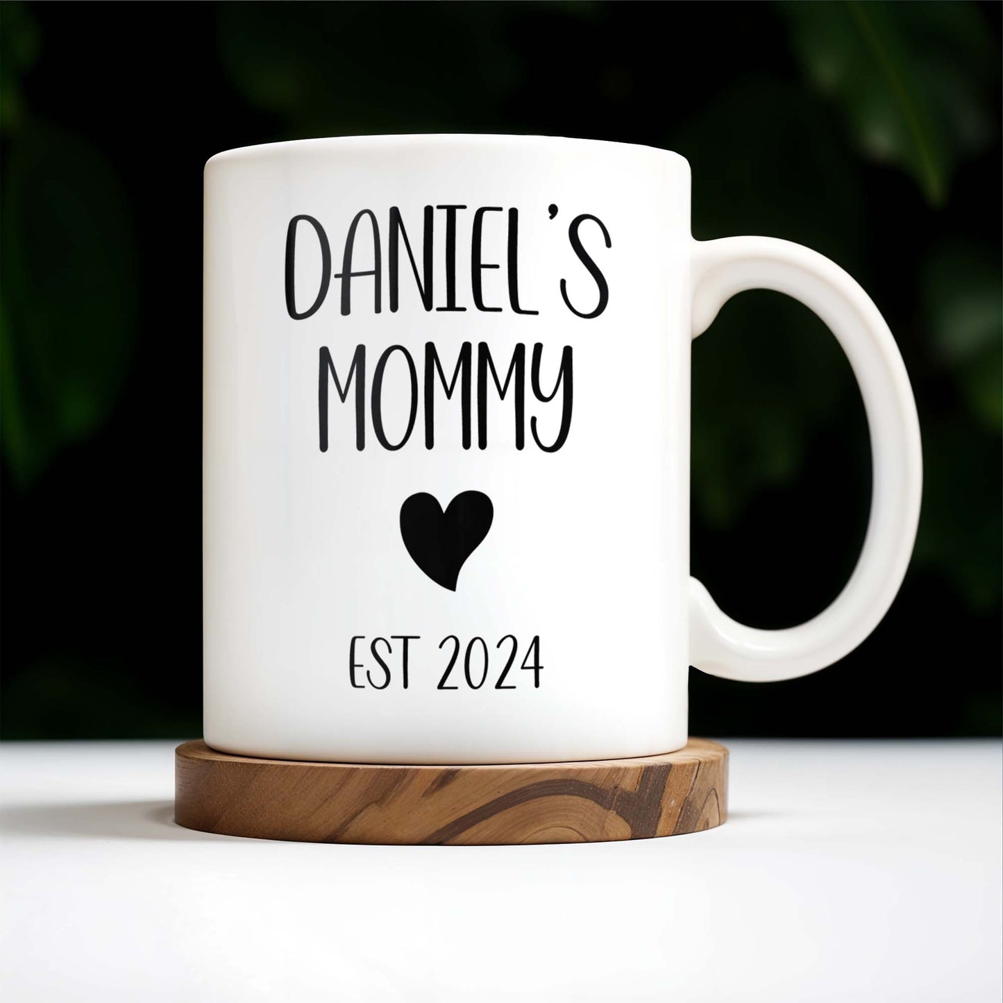 Personalized Love Heart Special Year Mug