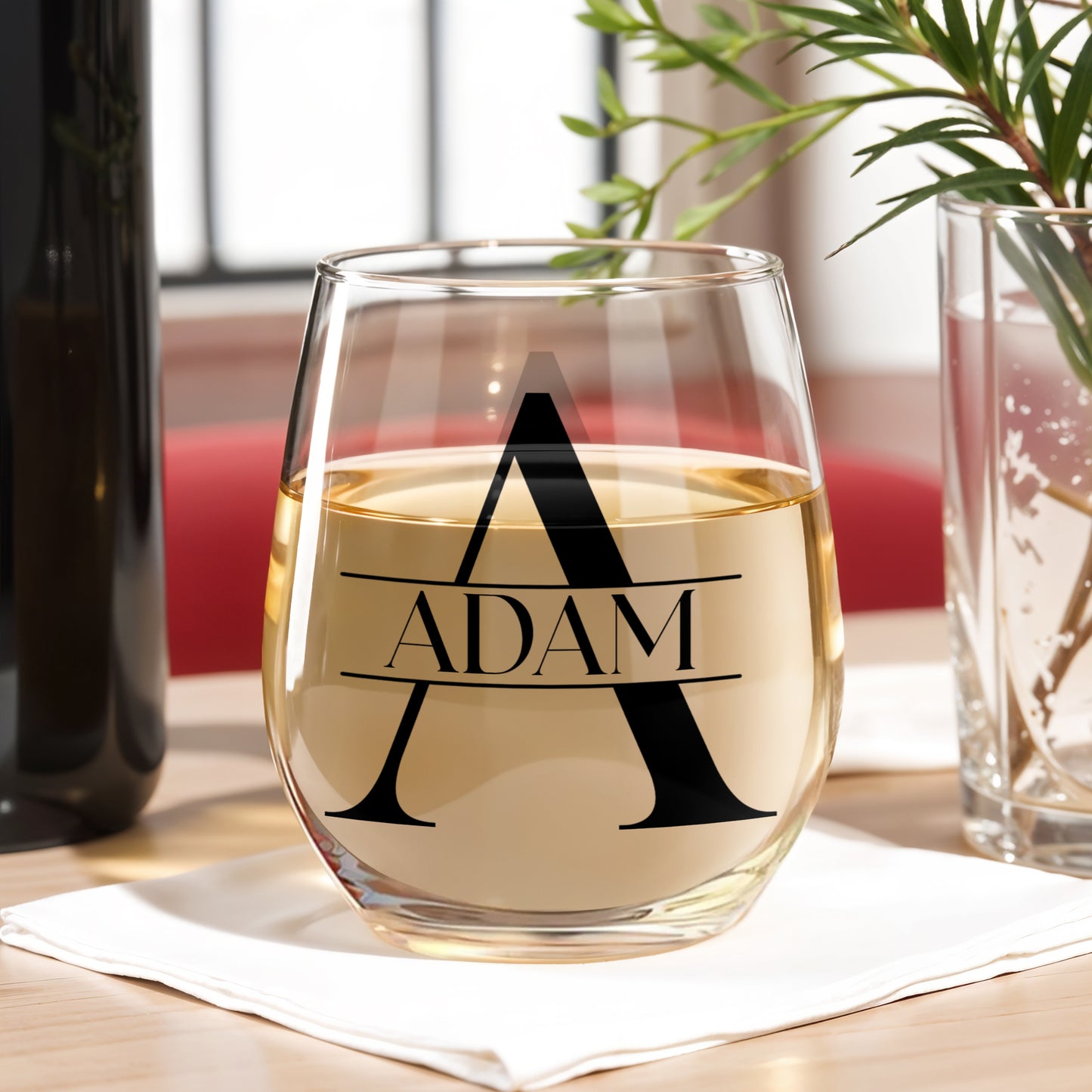 Celebrate Every Moment With Elegant Monogram Glass