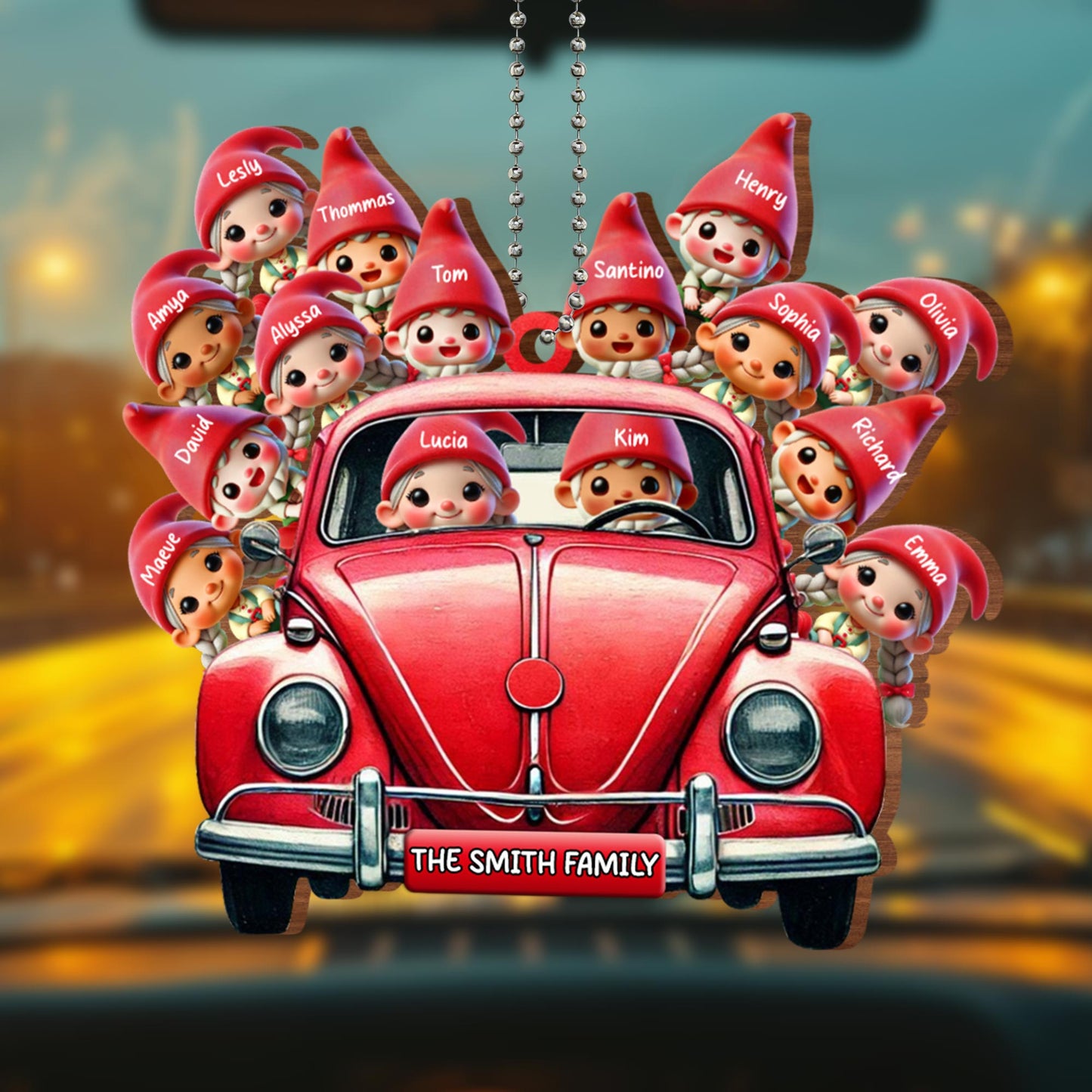 Family Road Trip In A Classic Car