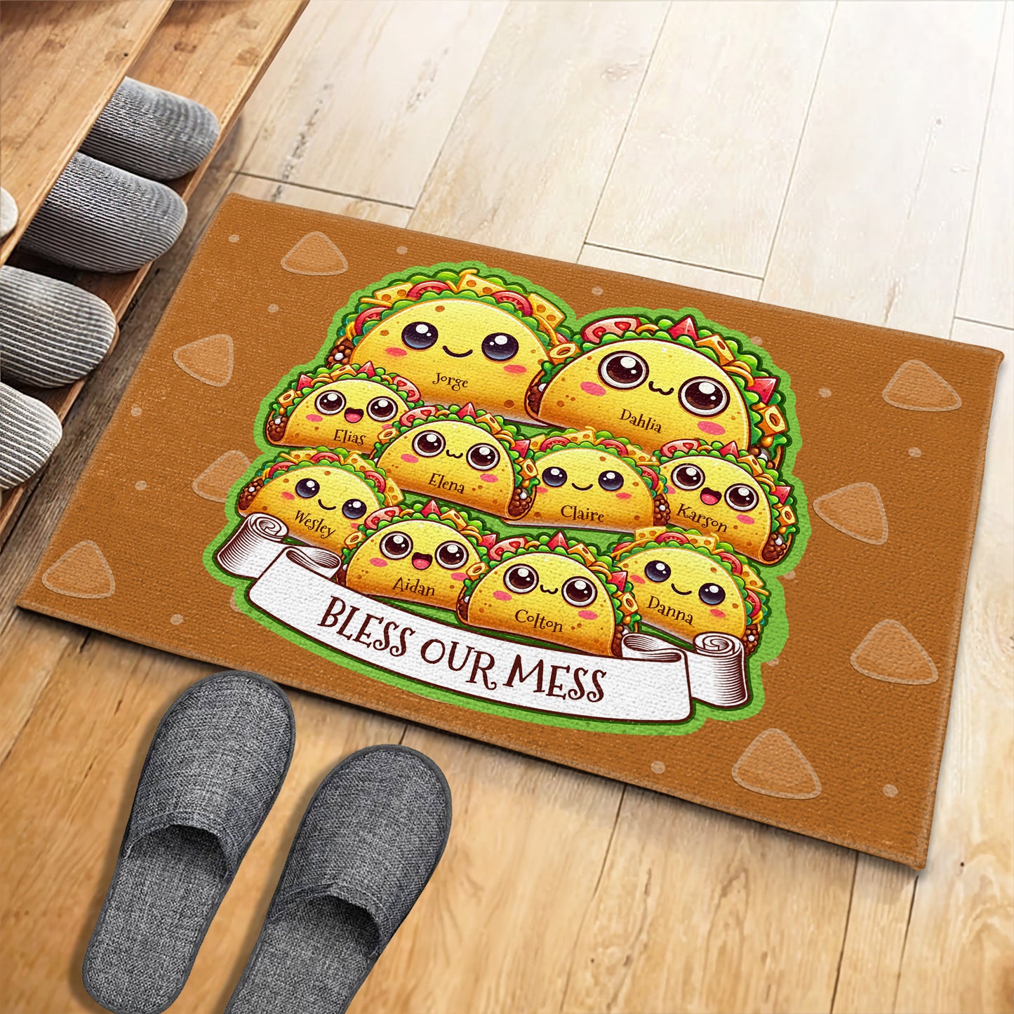 Bless Our Mess Taco Family Design