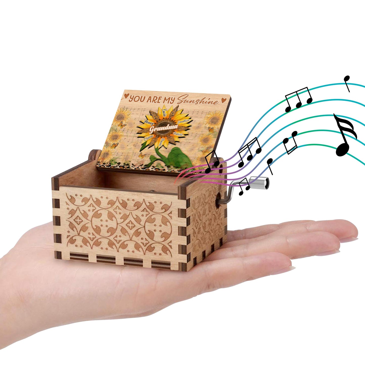 You Are My Sunshine, Sunflower and Musical Notes